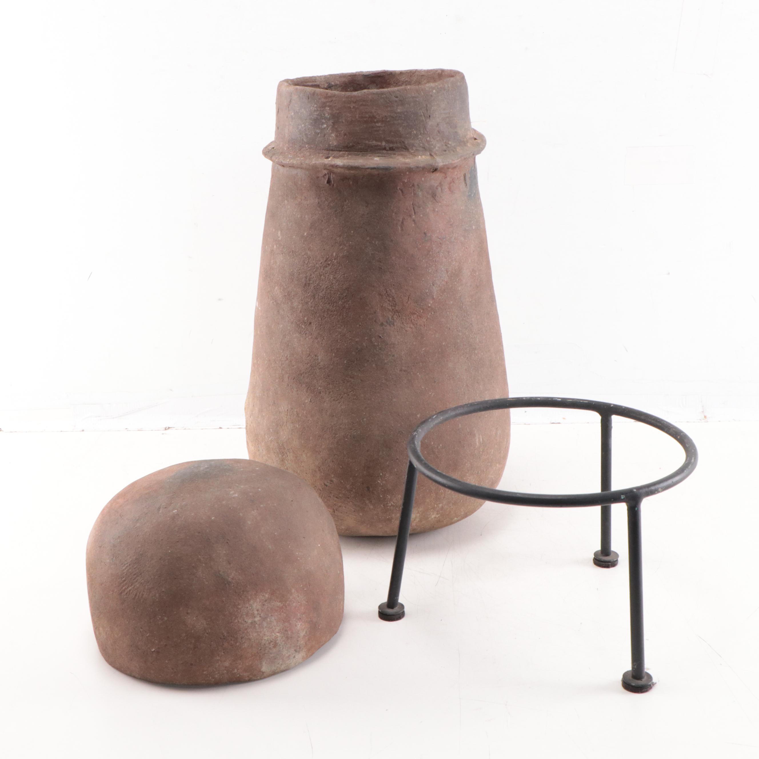 Philippines Metal Age Earthenware Secondary Burial Jar