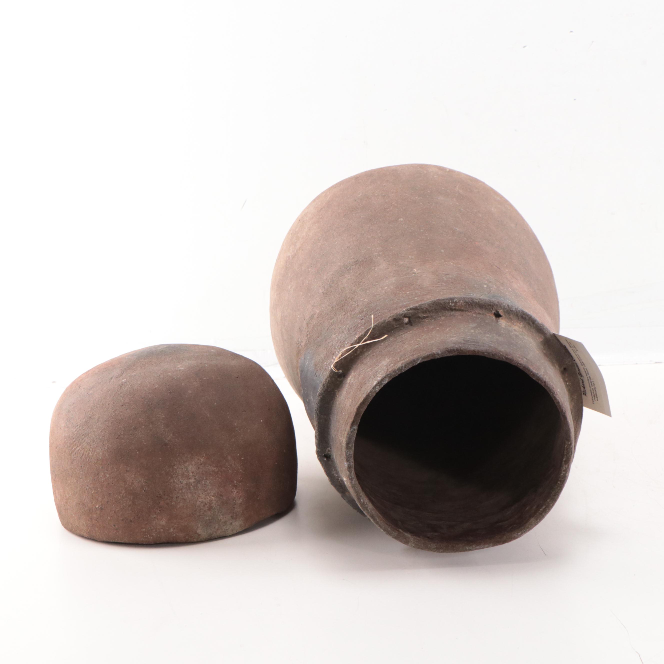 Philippines Metal Age Earthenware Secondary Burial Jar