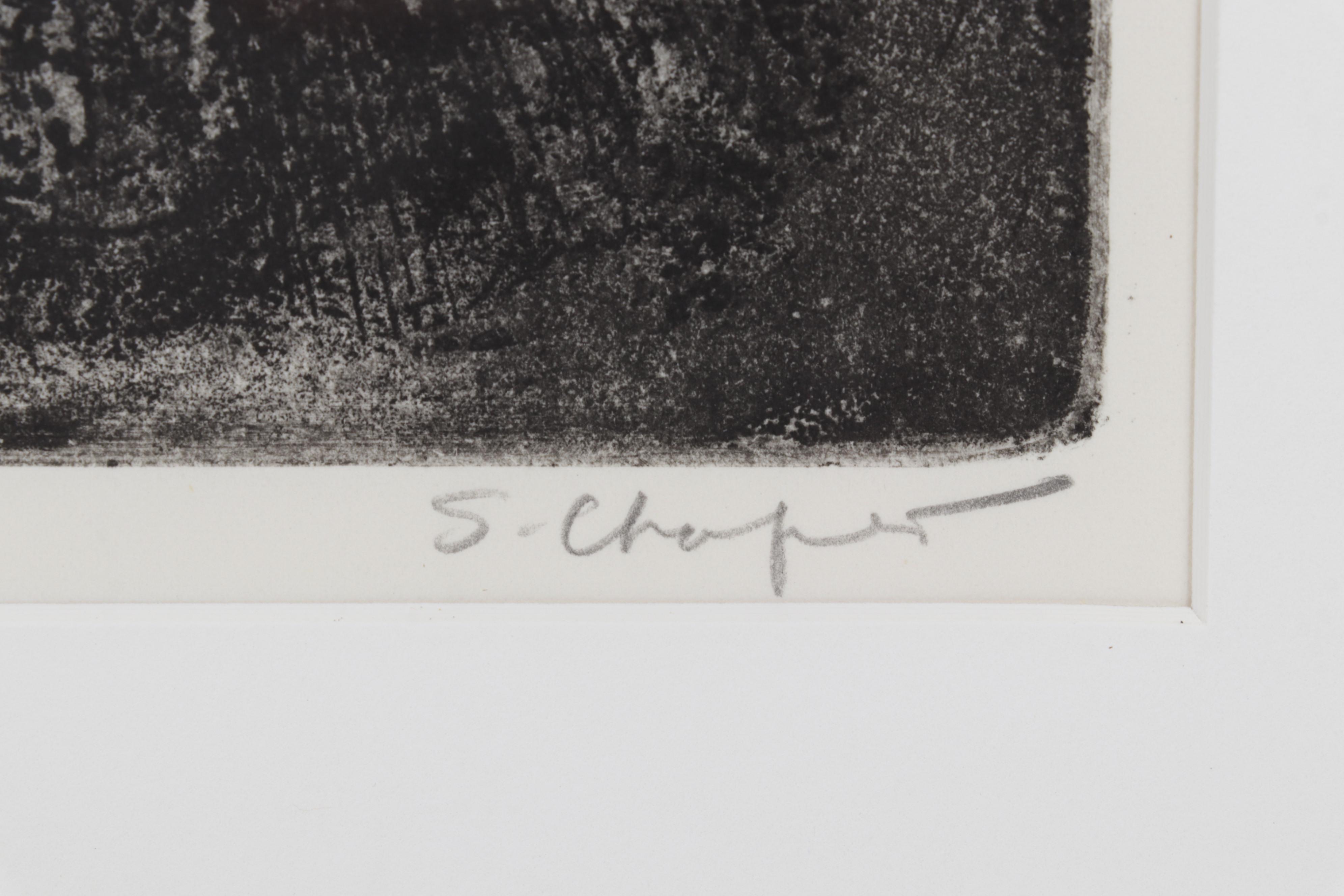 Sidney Chafetz Etching With Aquatint "Royalty - Vicky and Eddy," 1970