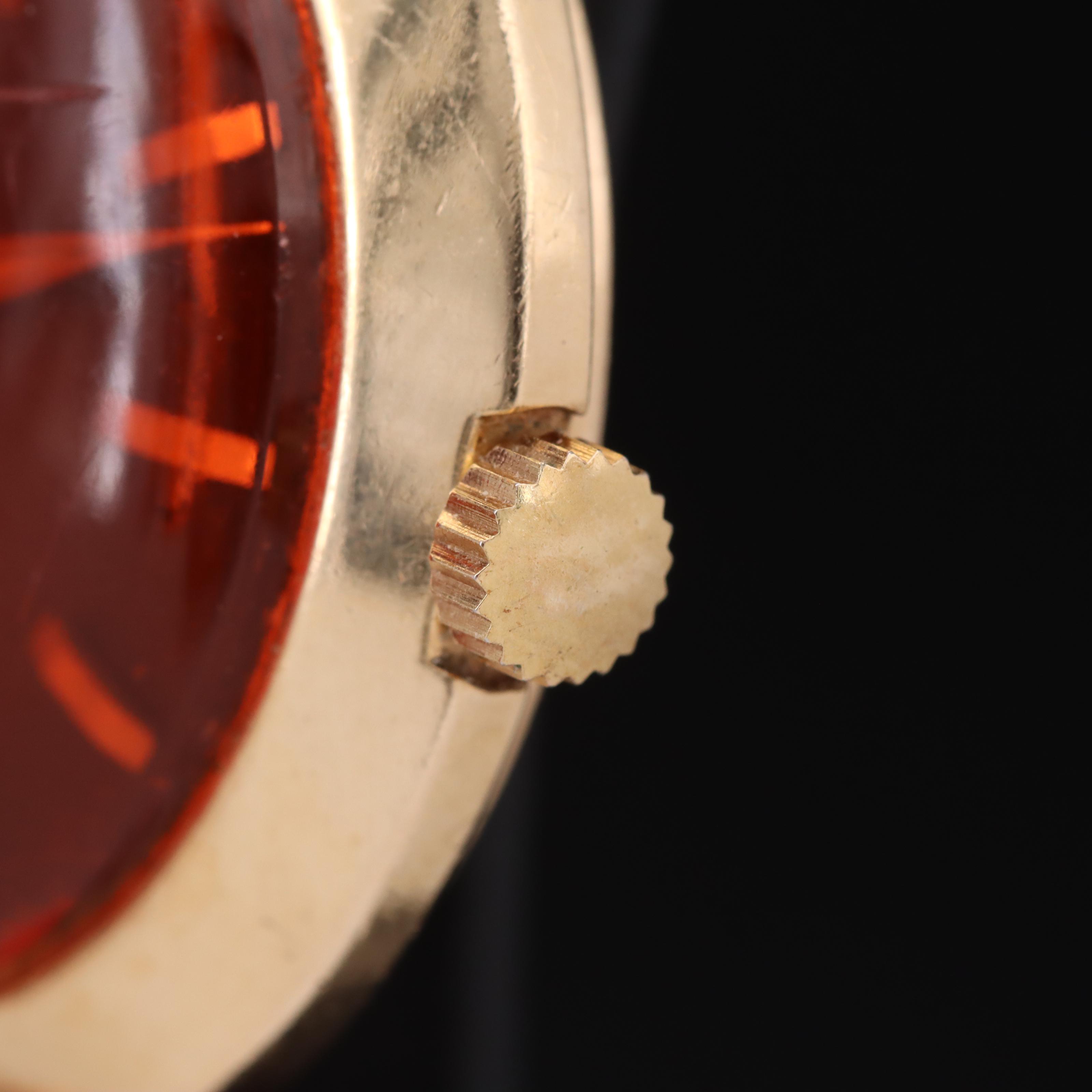 Vintage 14K and Stainless Steel Benrus Fancy Lugs Watch