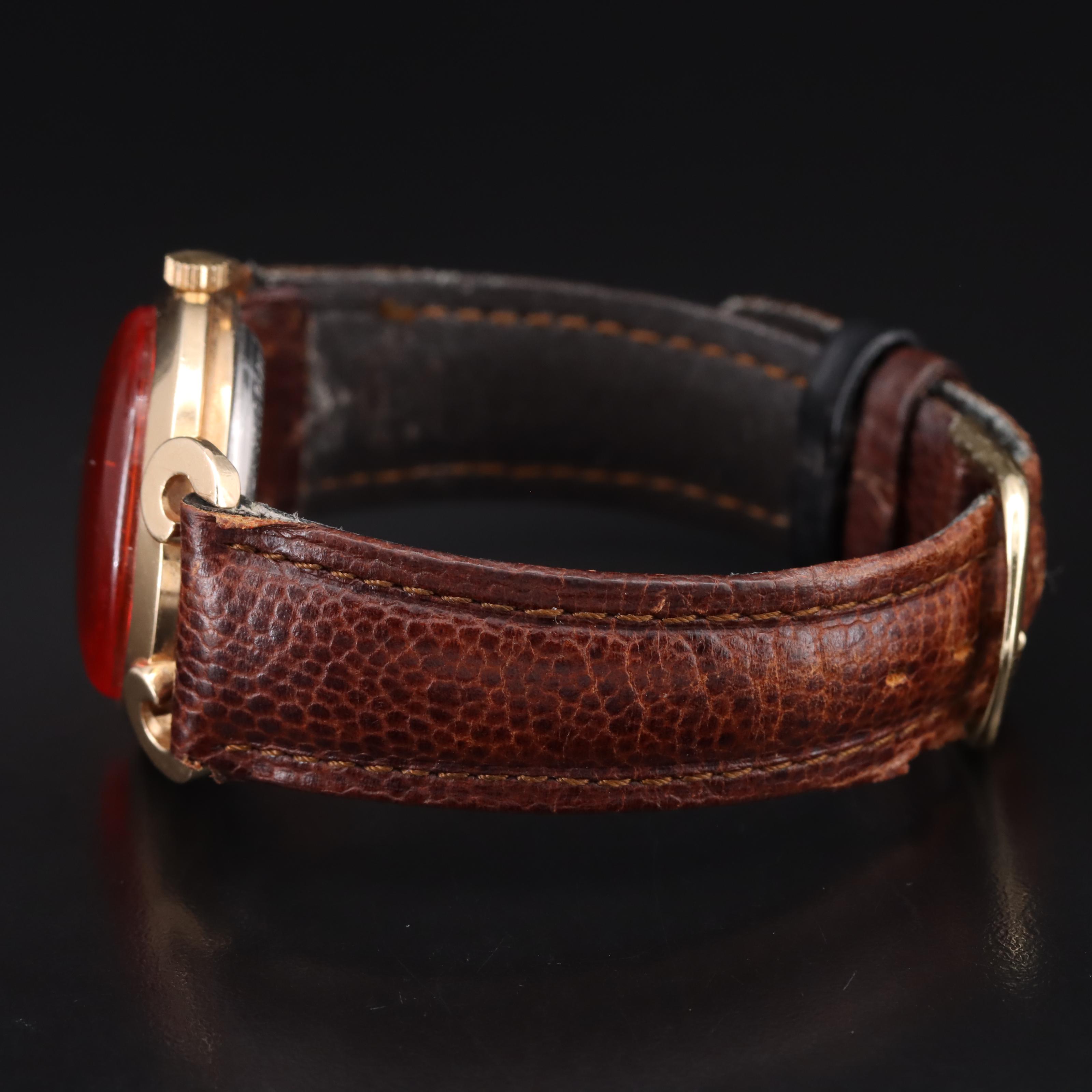 Vintage 14K and Stainless Steel Benrus Fancy Lugs Watch