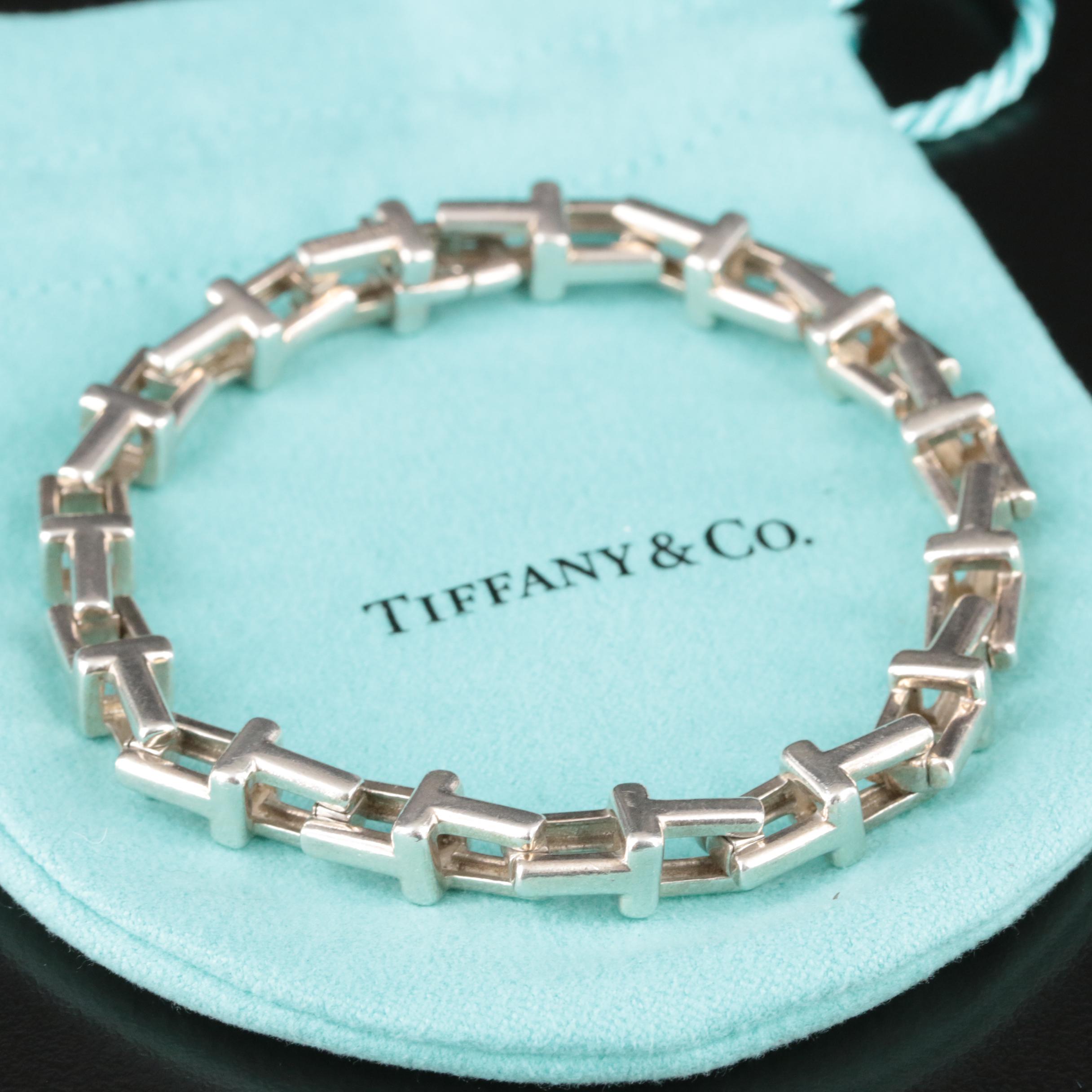 Tiffany & Co. Sterling T-Chain Bracelet