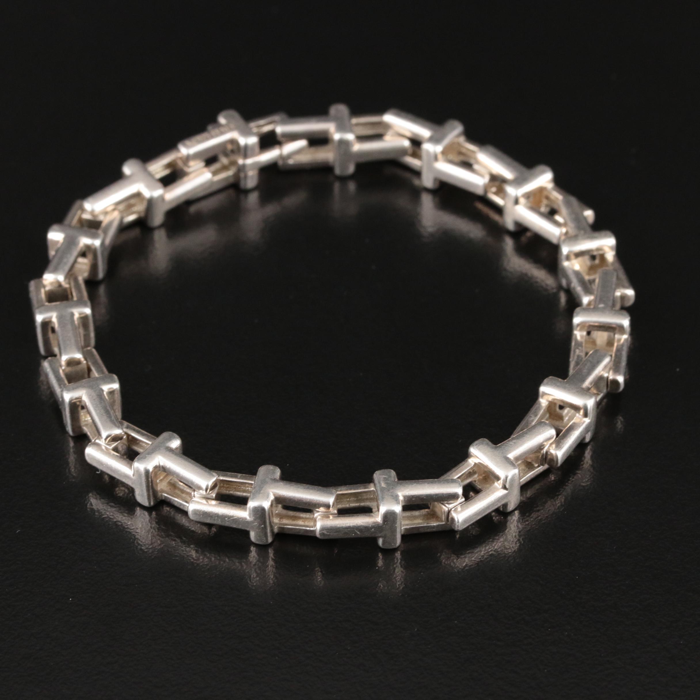 Tiffany & Co. Sterling T-Chain Bracelet