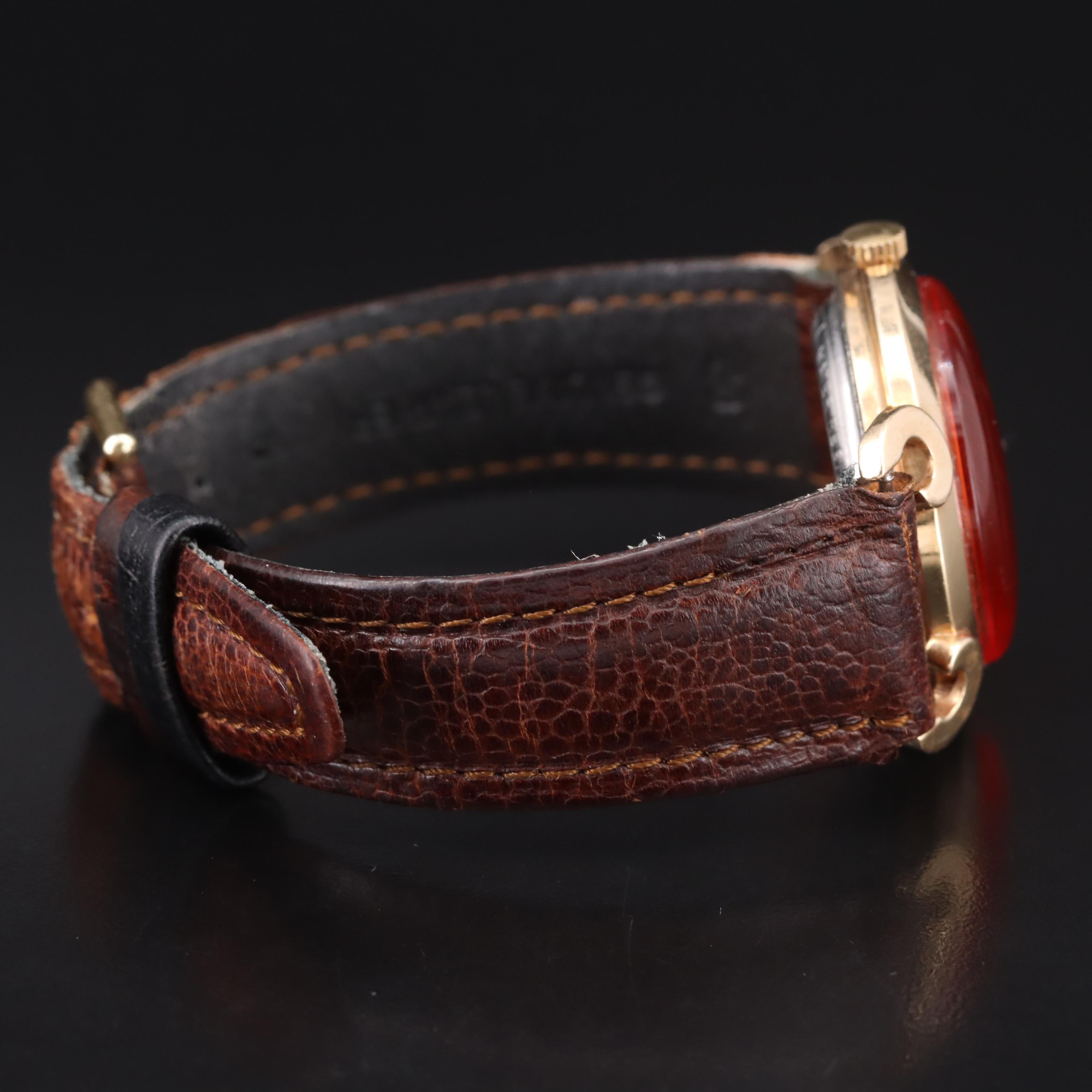 Vintage 14K and Stainless Steel Benrus Fancy Lugs Watch