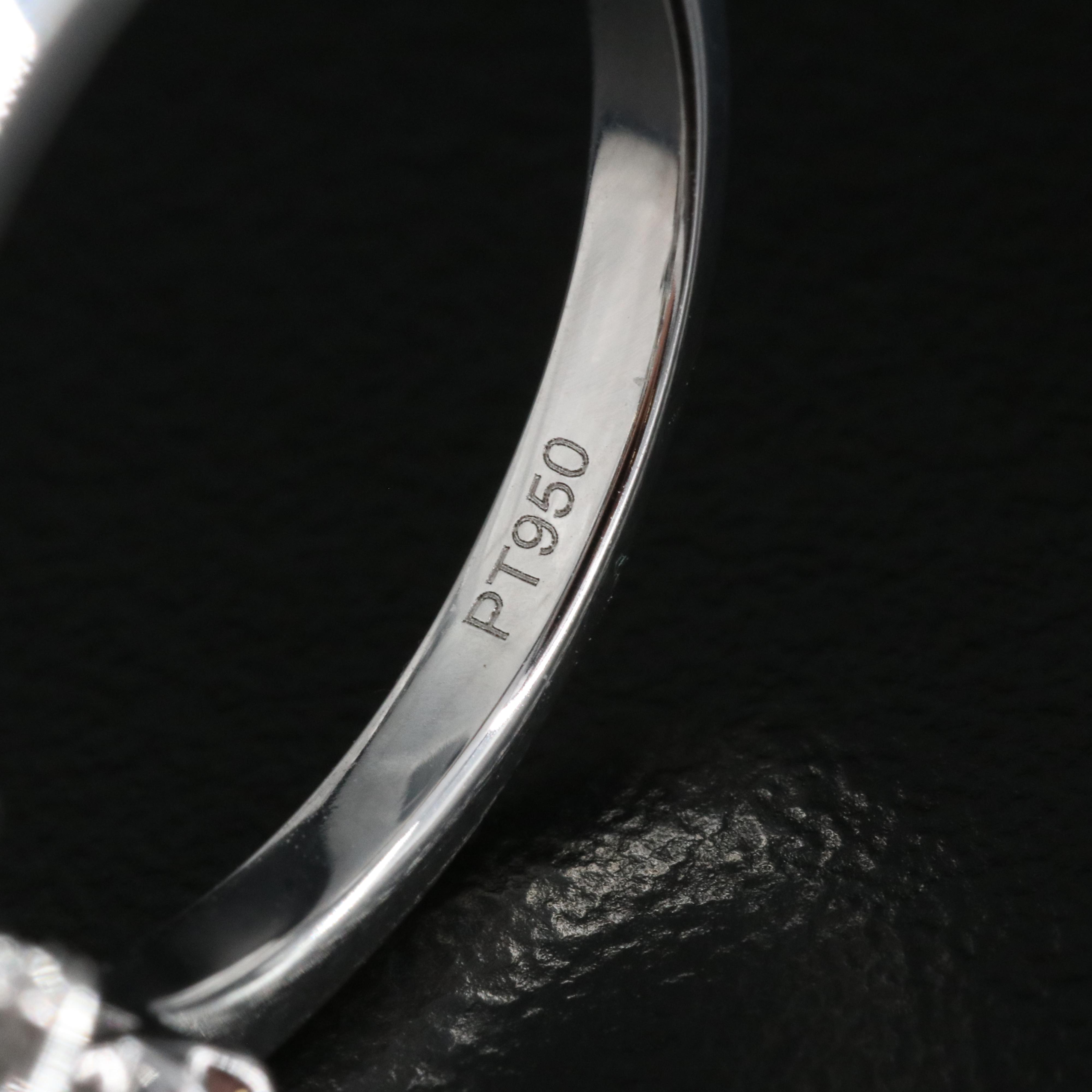 Platinum 3.89 CTW Lab Grown Diamond Ring with Online Digital IGI Report