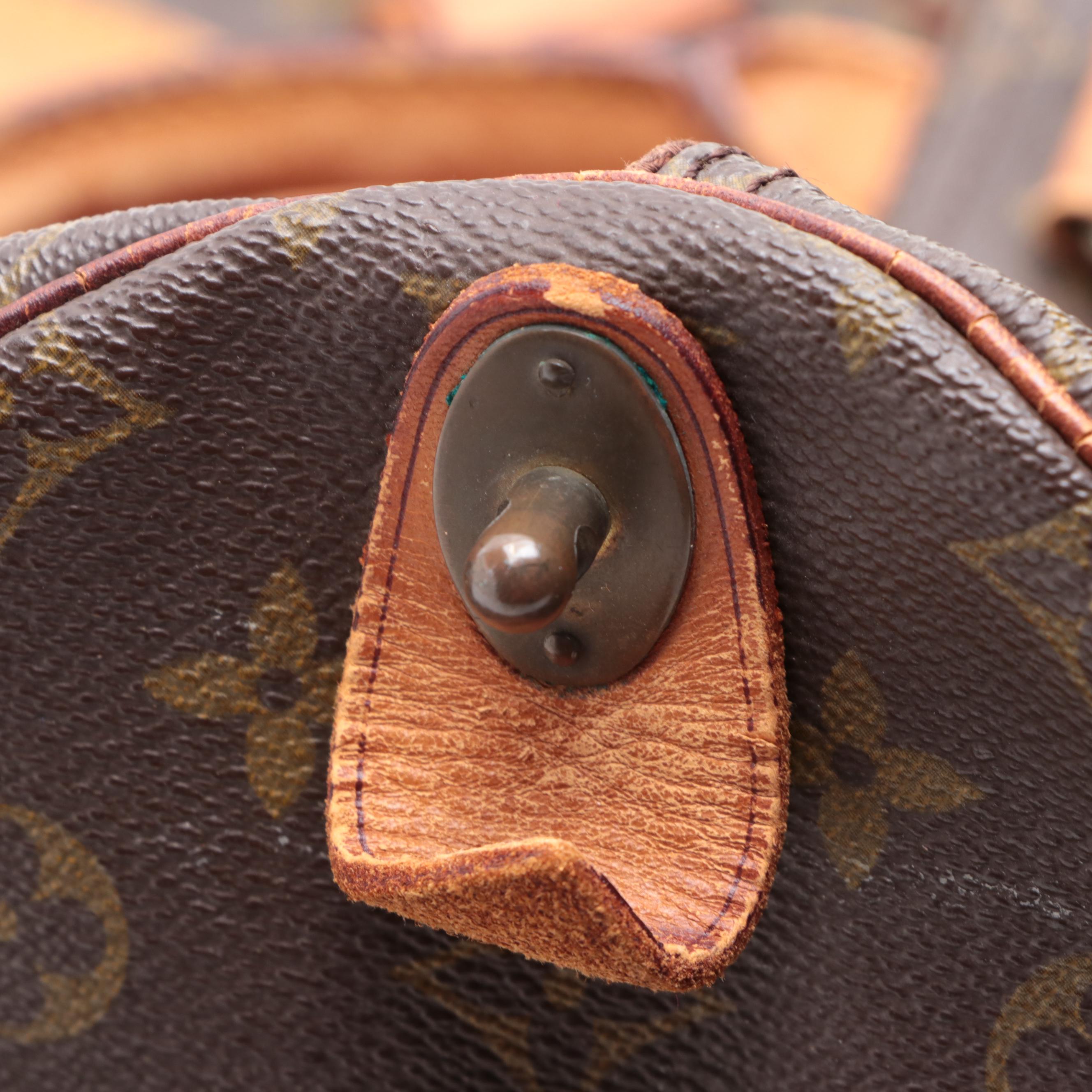 Louis Vuitton Keepall 55 in Monogram Canvas and Vachetta Leather