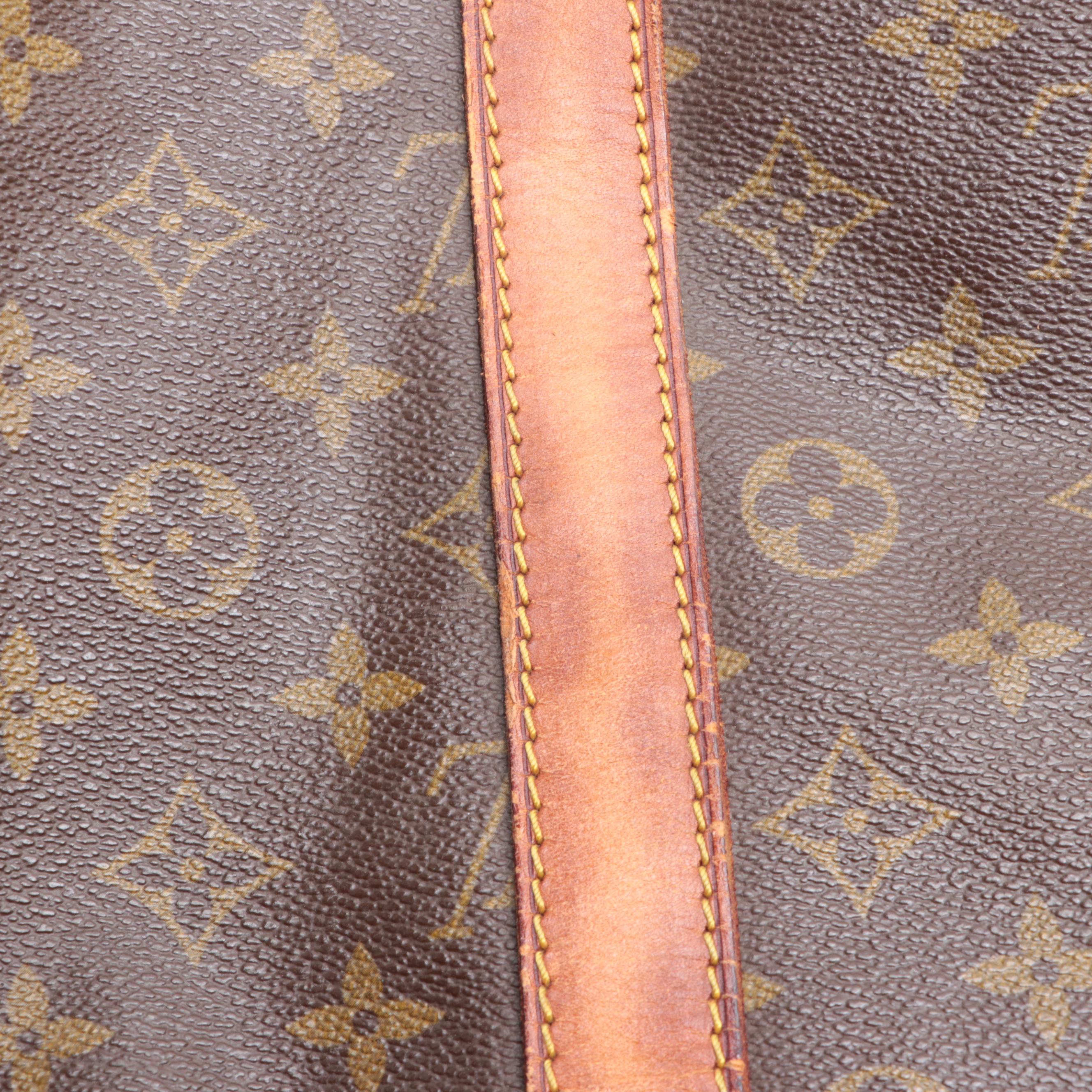 Louis Vuitton Keepall 55 in Monogram Canvas and Vachetta Leather