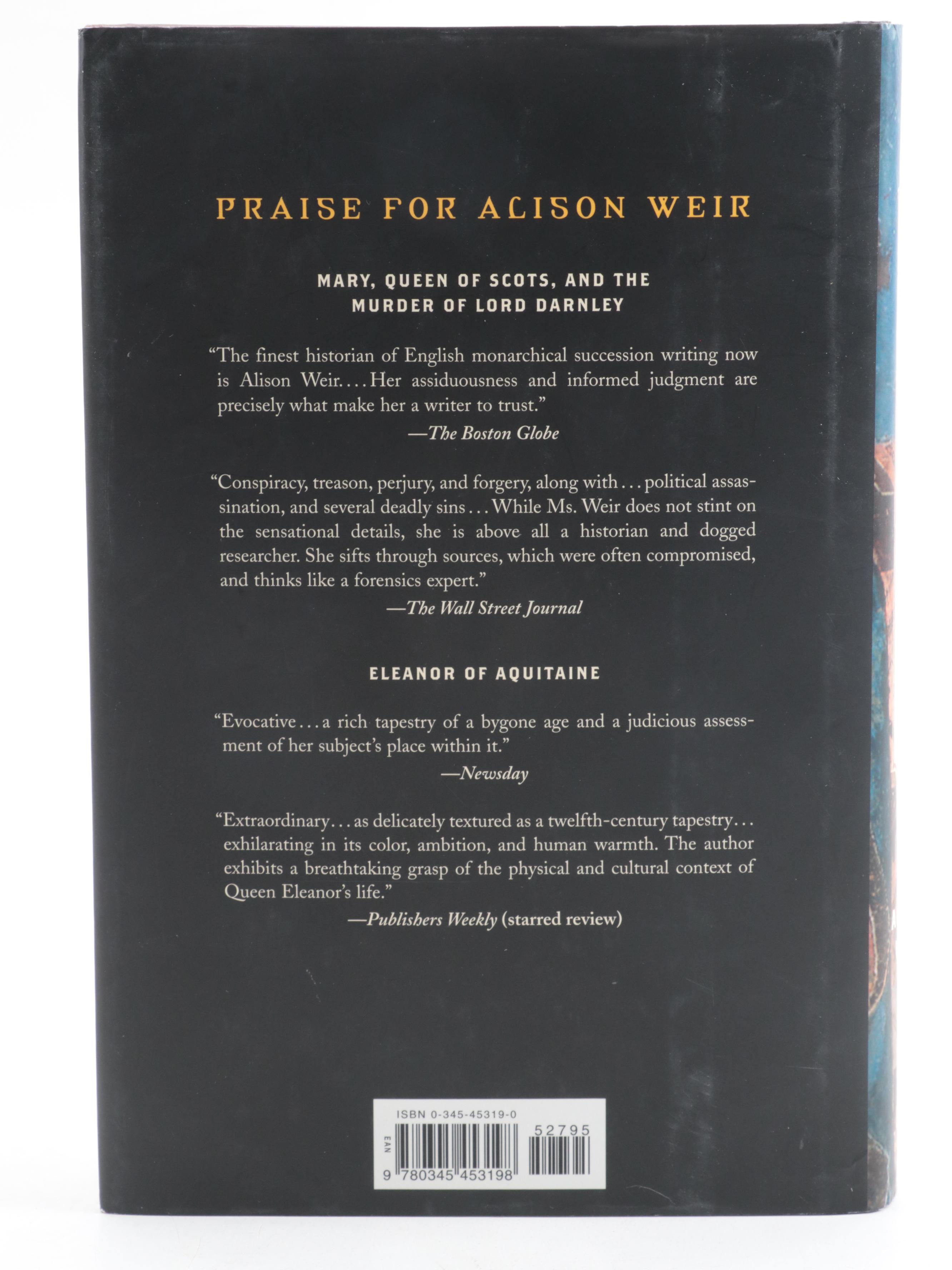 First Edition "Queen Isabella" by Alison Weir with Other History Books