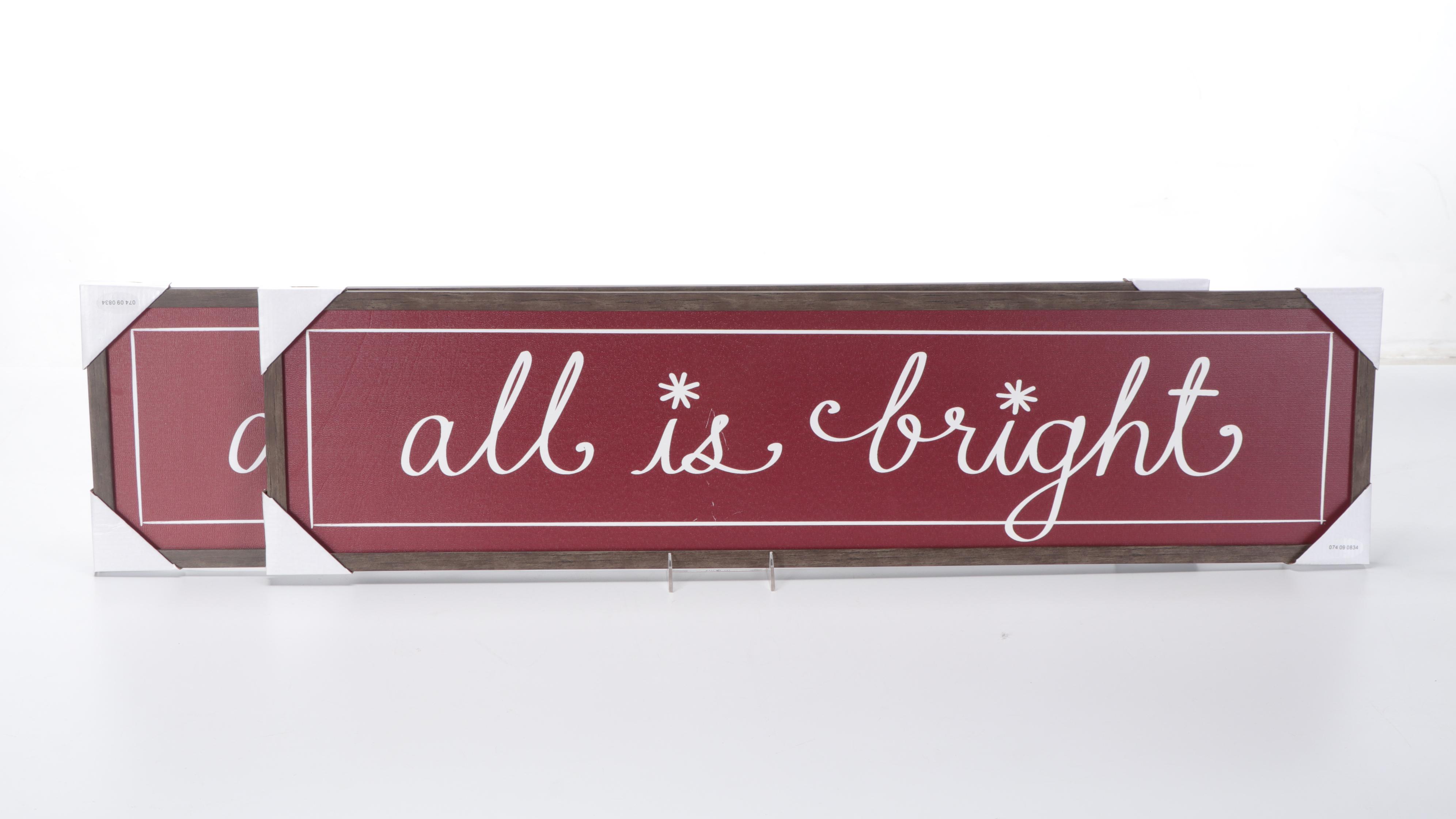 Threshold "Make It Merry" and Other Christmas Signs