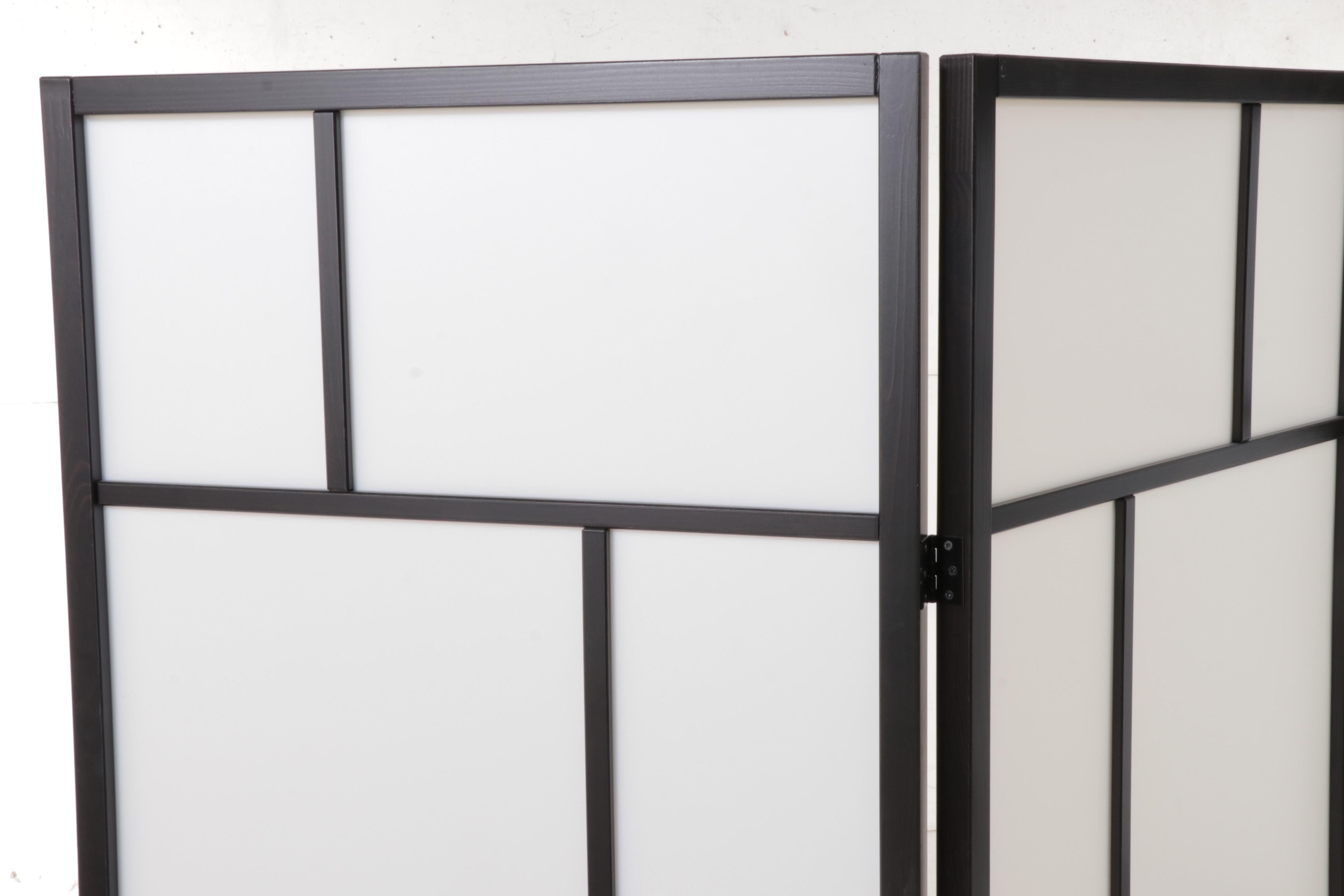 Modern Style Three-Panel Room Screen