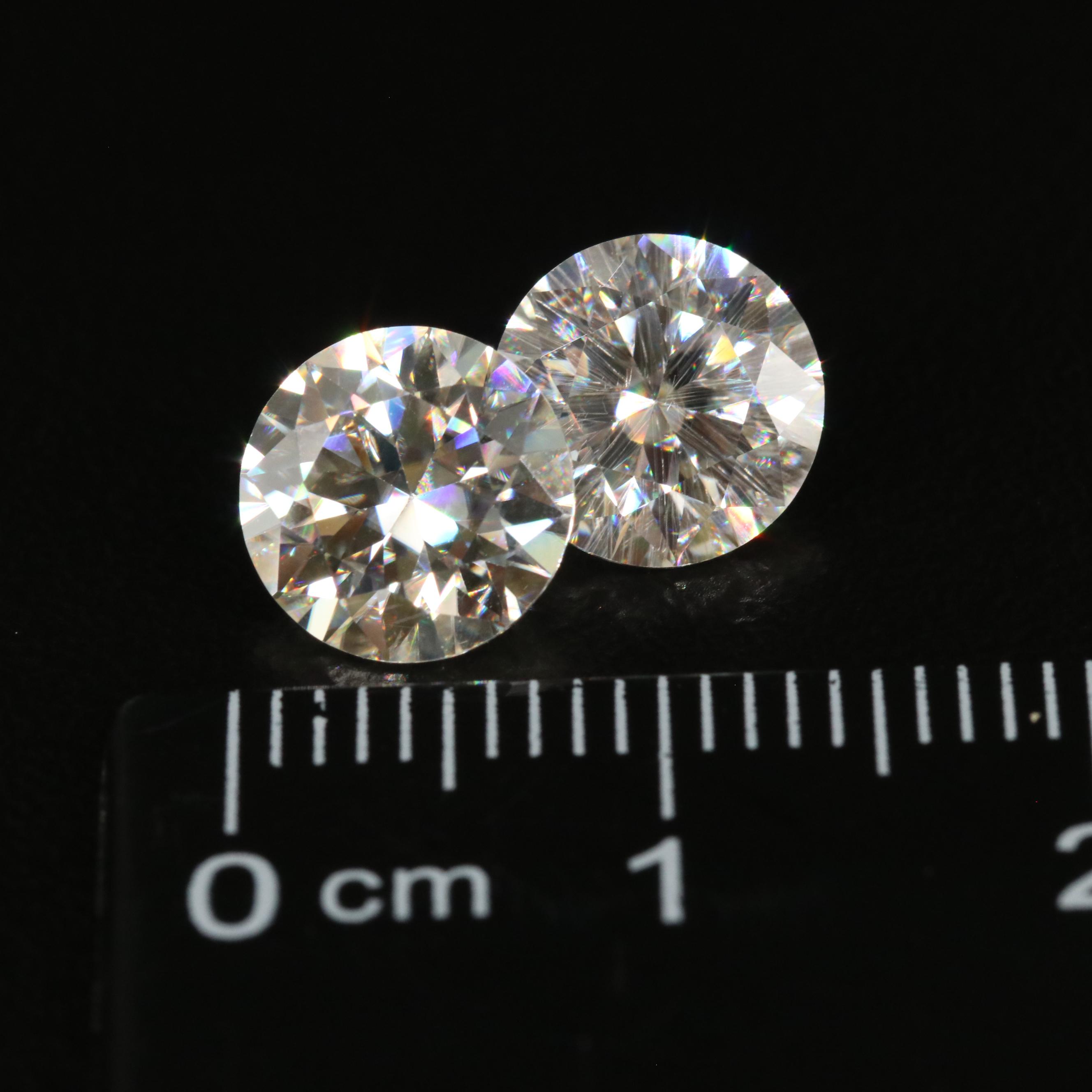Loose 3.44 CTW Moissanite