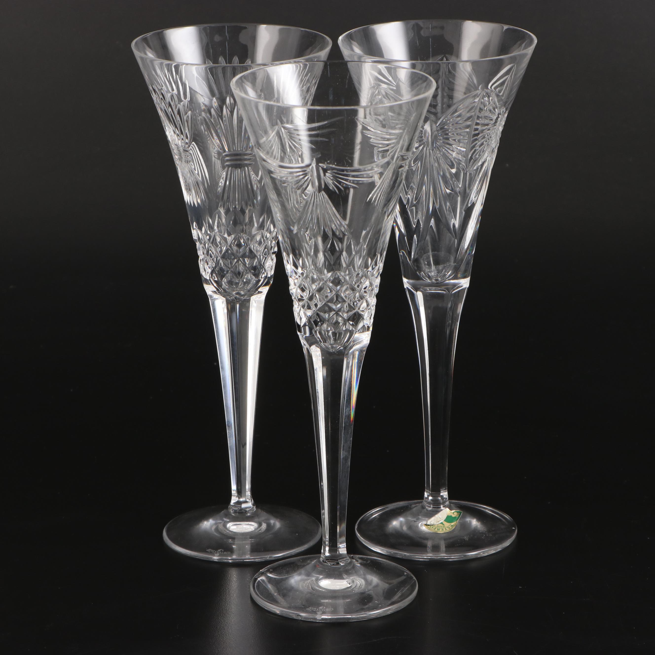 Waterford Crystal Millennium Collection Champagne Flutes