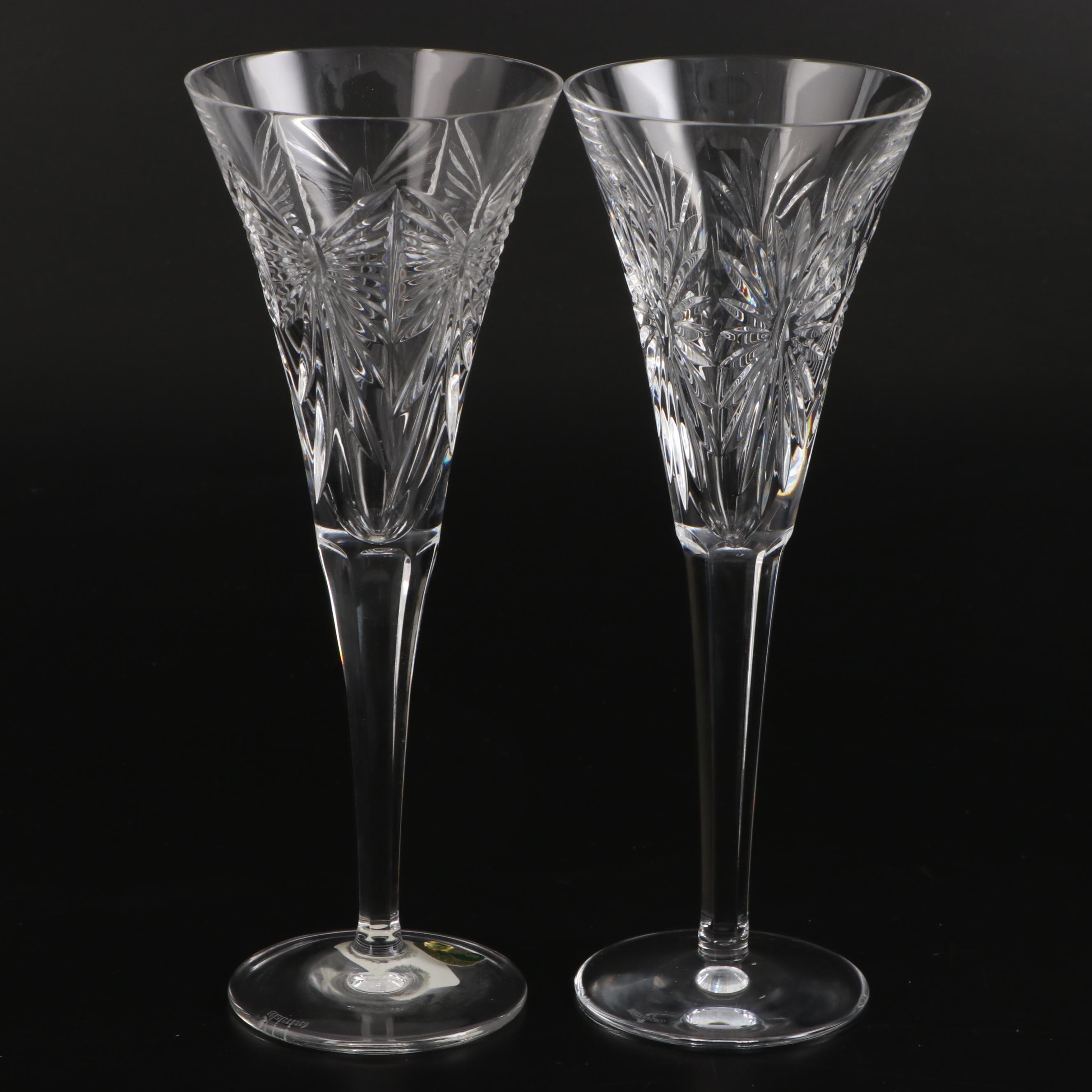 Waterford Crystal Millennium Collection Champagne Flutes