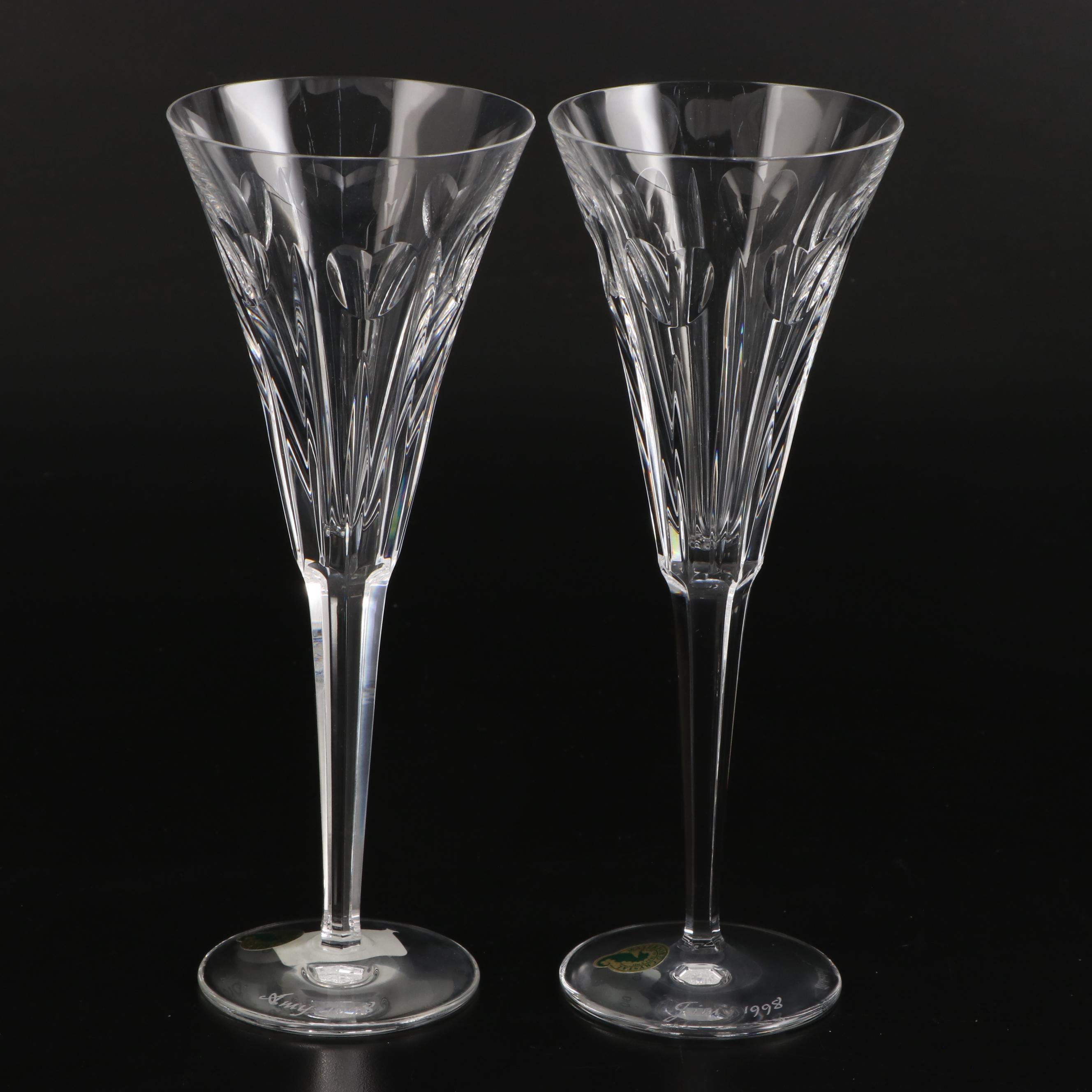 Waterford Crystal Millennium Collection Champagne Flutes