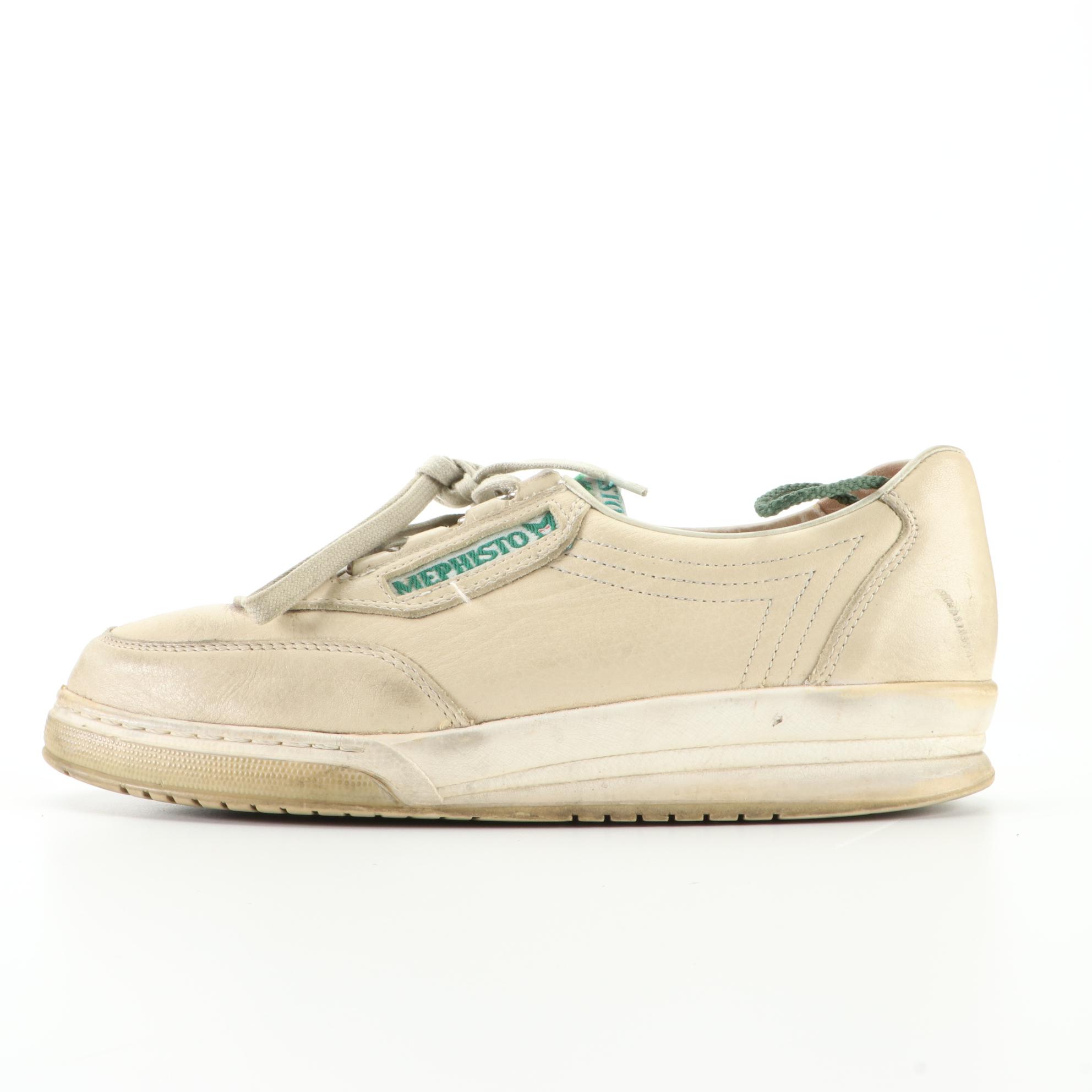 Mephisto Leather Lace-Up Walking Shoes