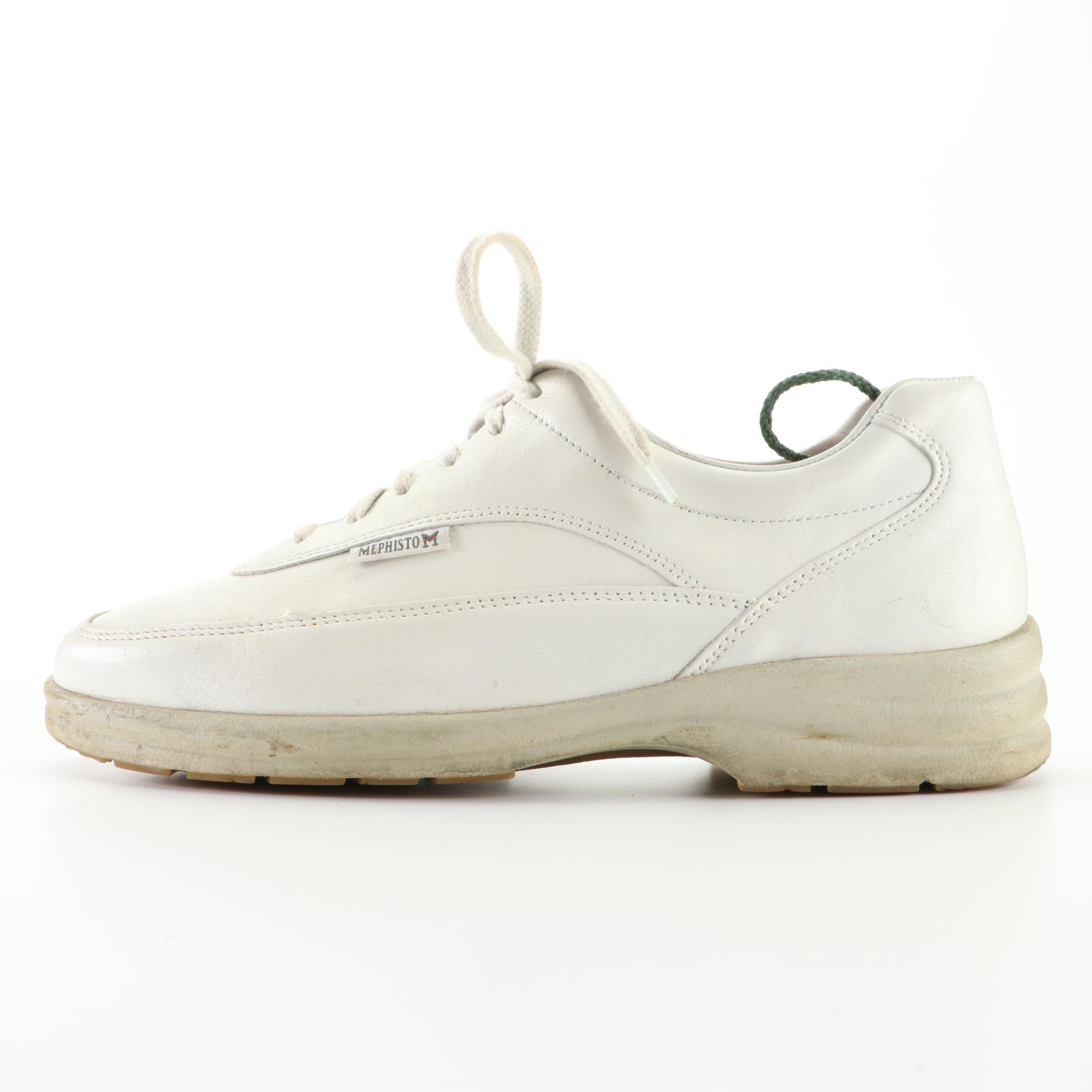 Mephisto Leather Lace-Up Walking Shoes