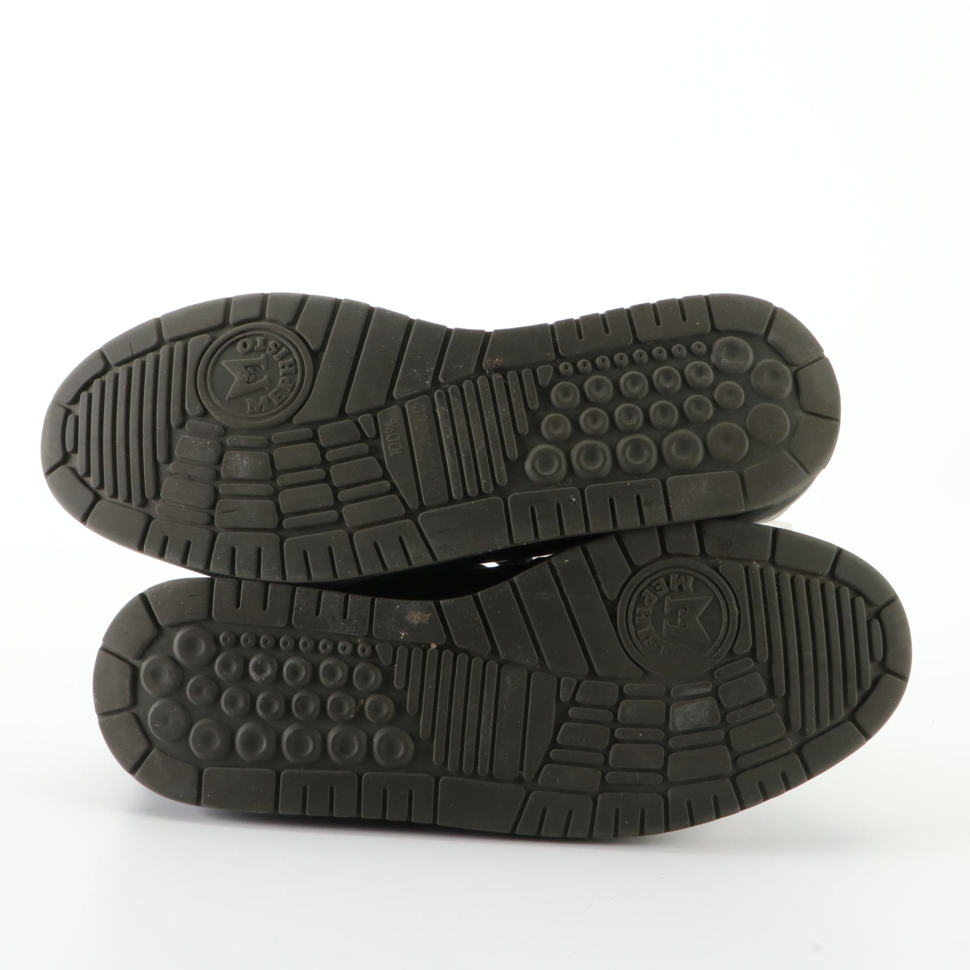 Mephisto Leather Lace-Up Walking Shoes