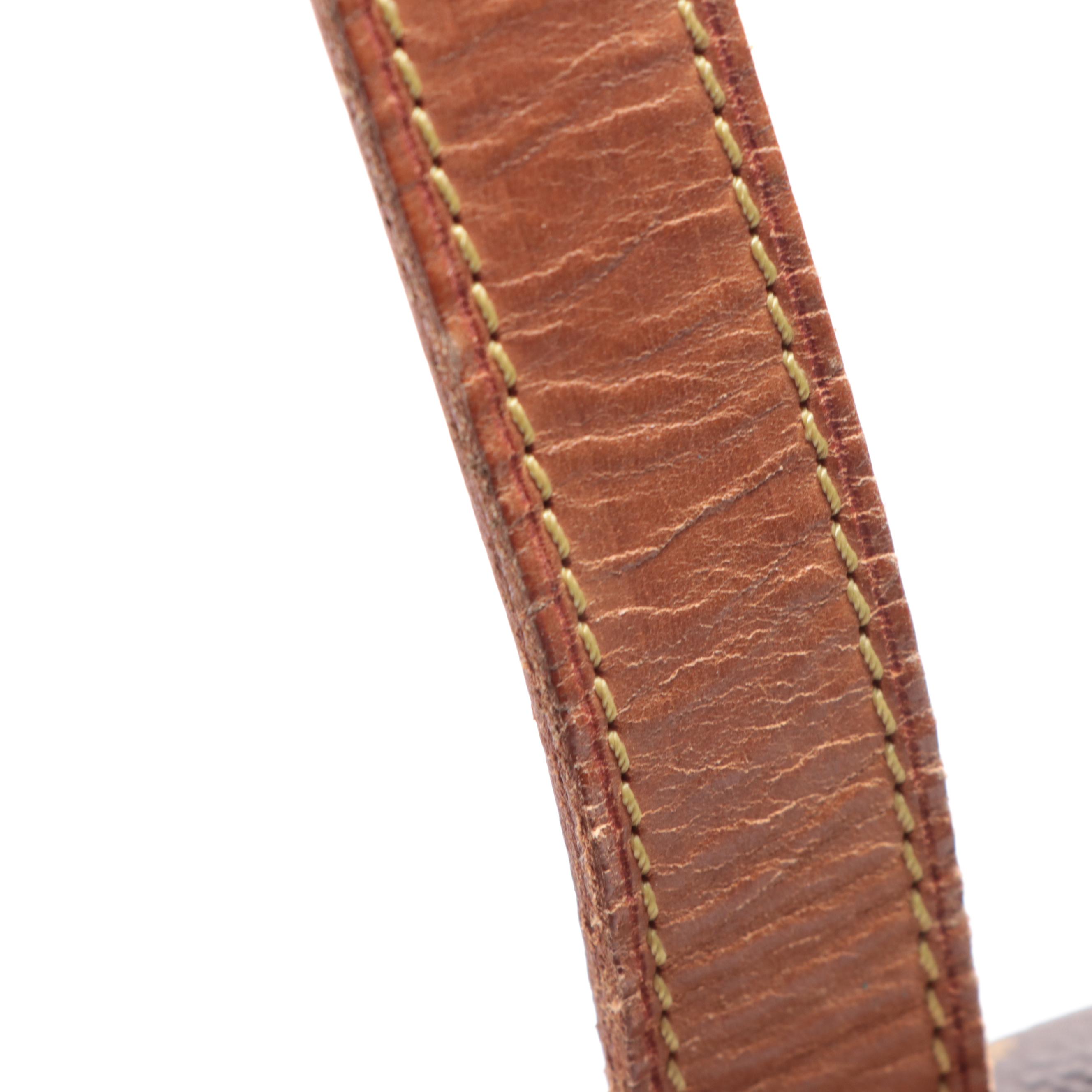 Louis Vuitton Saumur 43 Bag in Monogram Canvas and Vachetta Leather