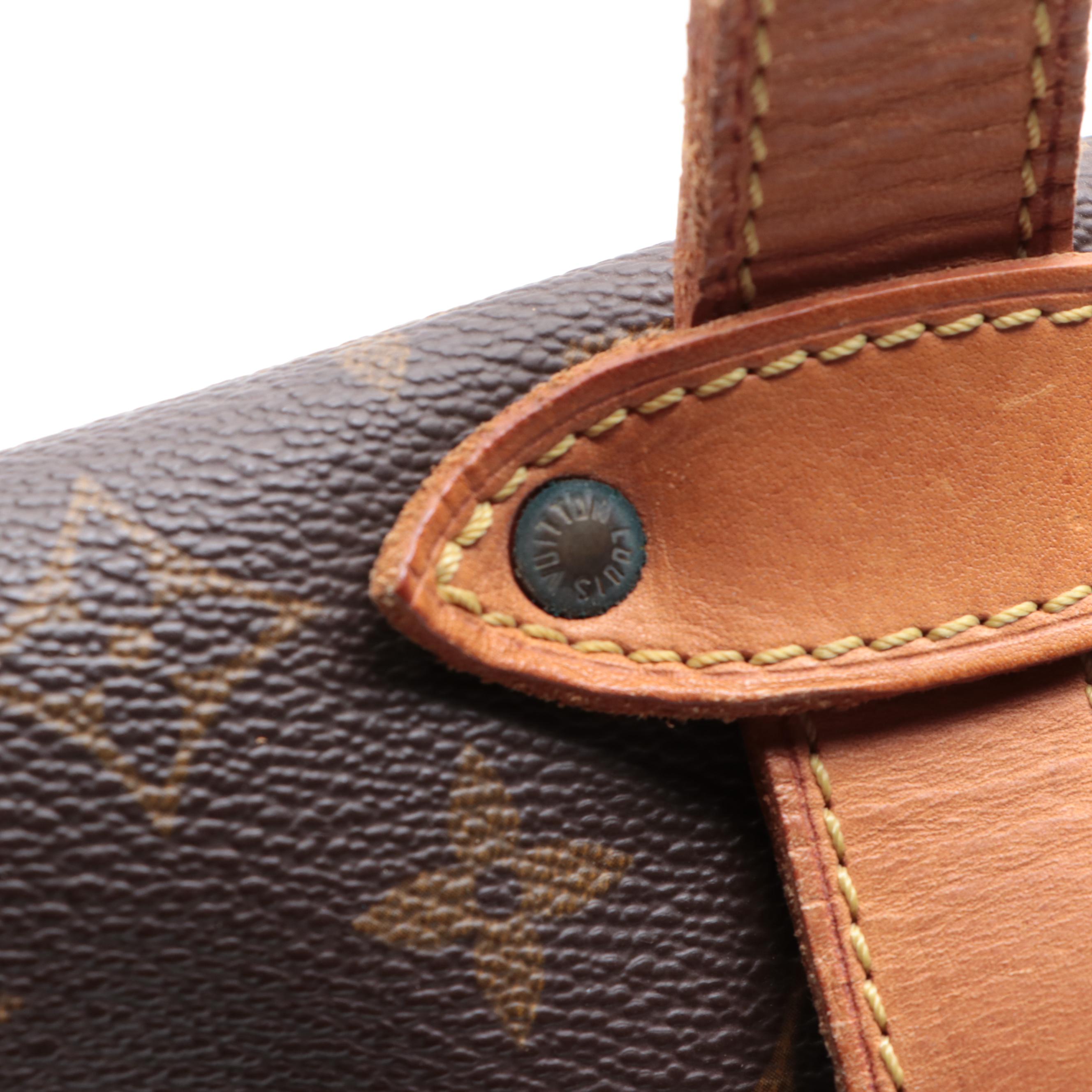 Louis Vuitton Saumur 43 Bag in Monogram Canvas and Vachetta Leather