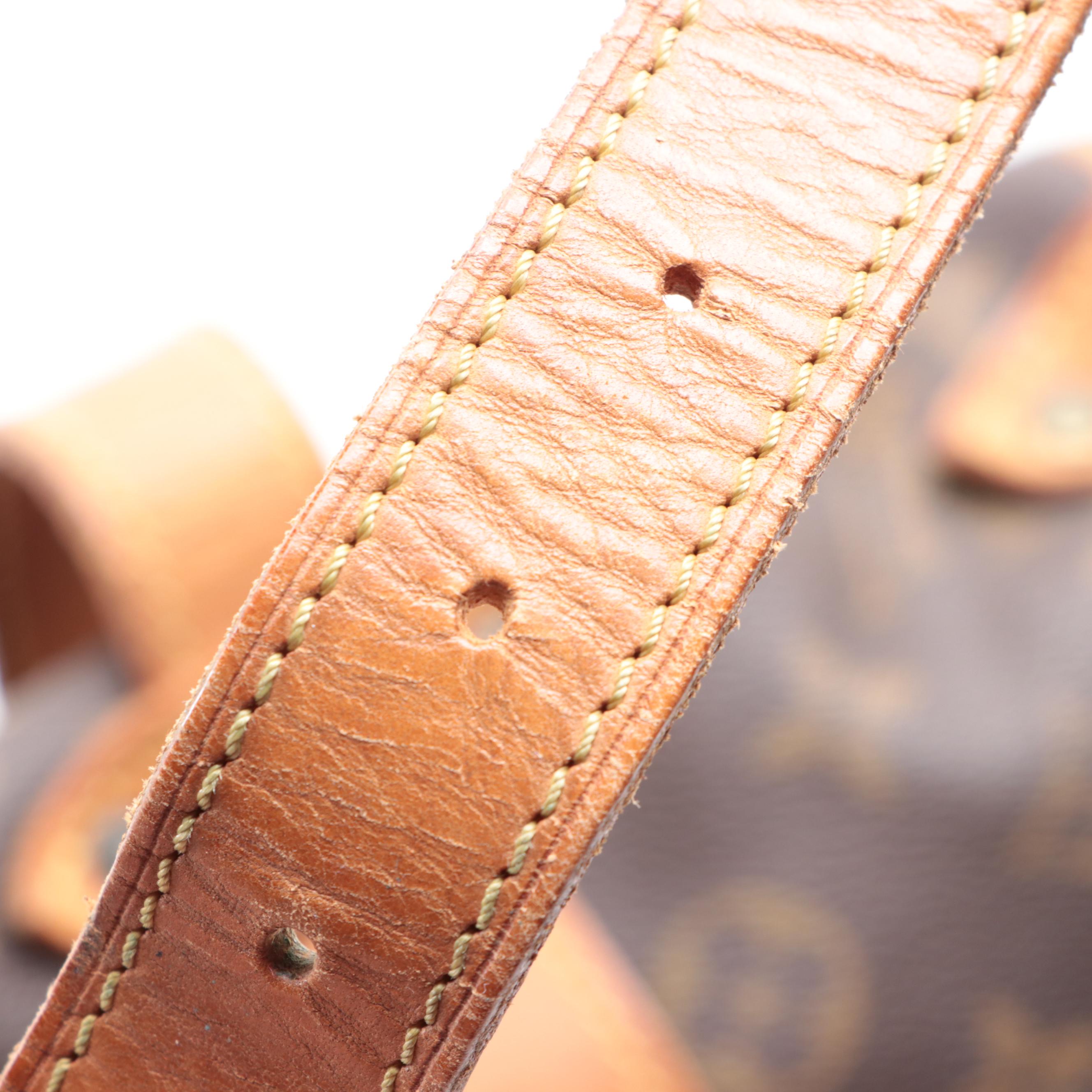 Louis Vuitton Saumur 43 Bag in Monogram Canvas and Vachetta Leather