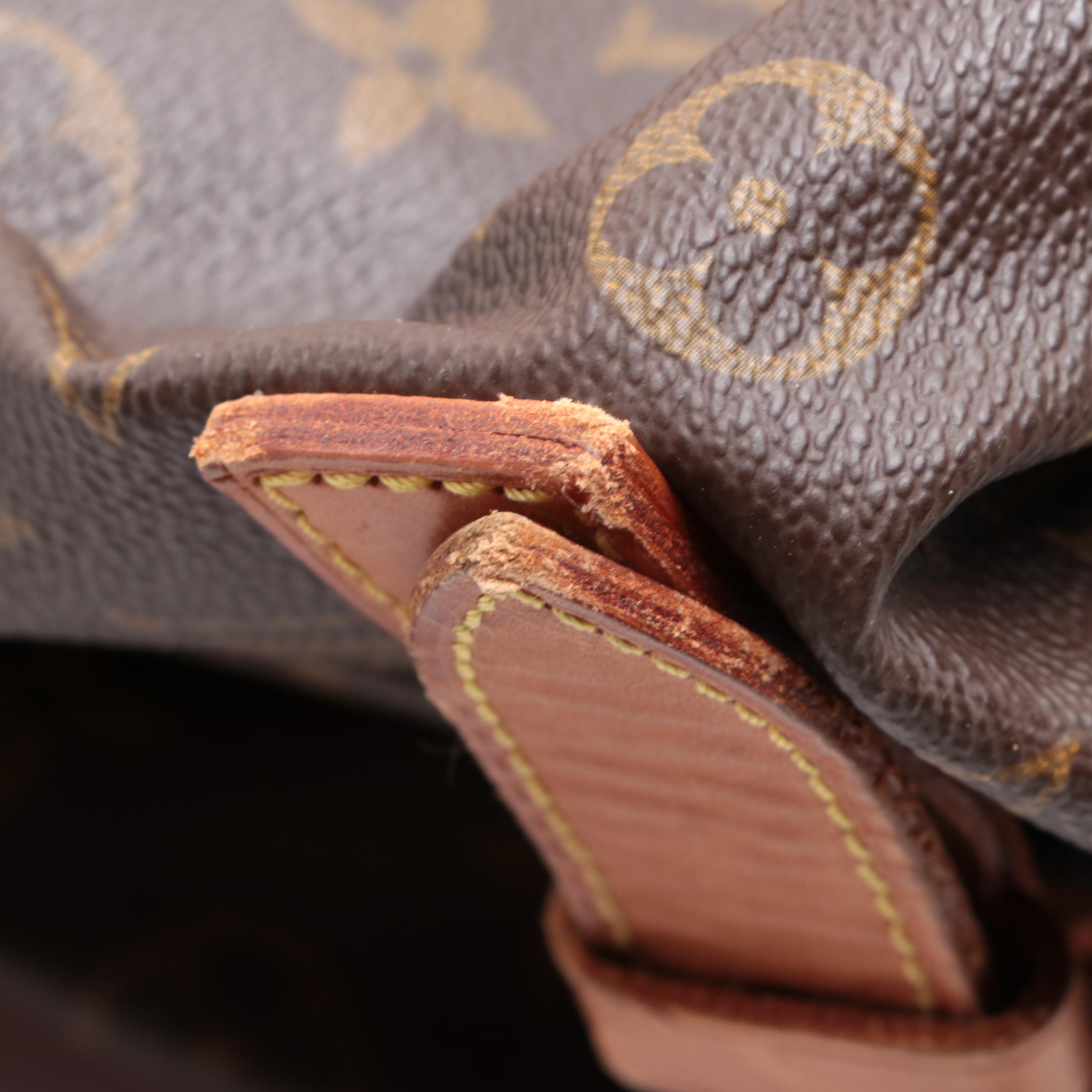 Louis Vuitton Saumur 43 Bag in Monogram Canvas and Vachetta Leather