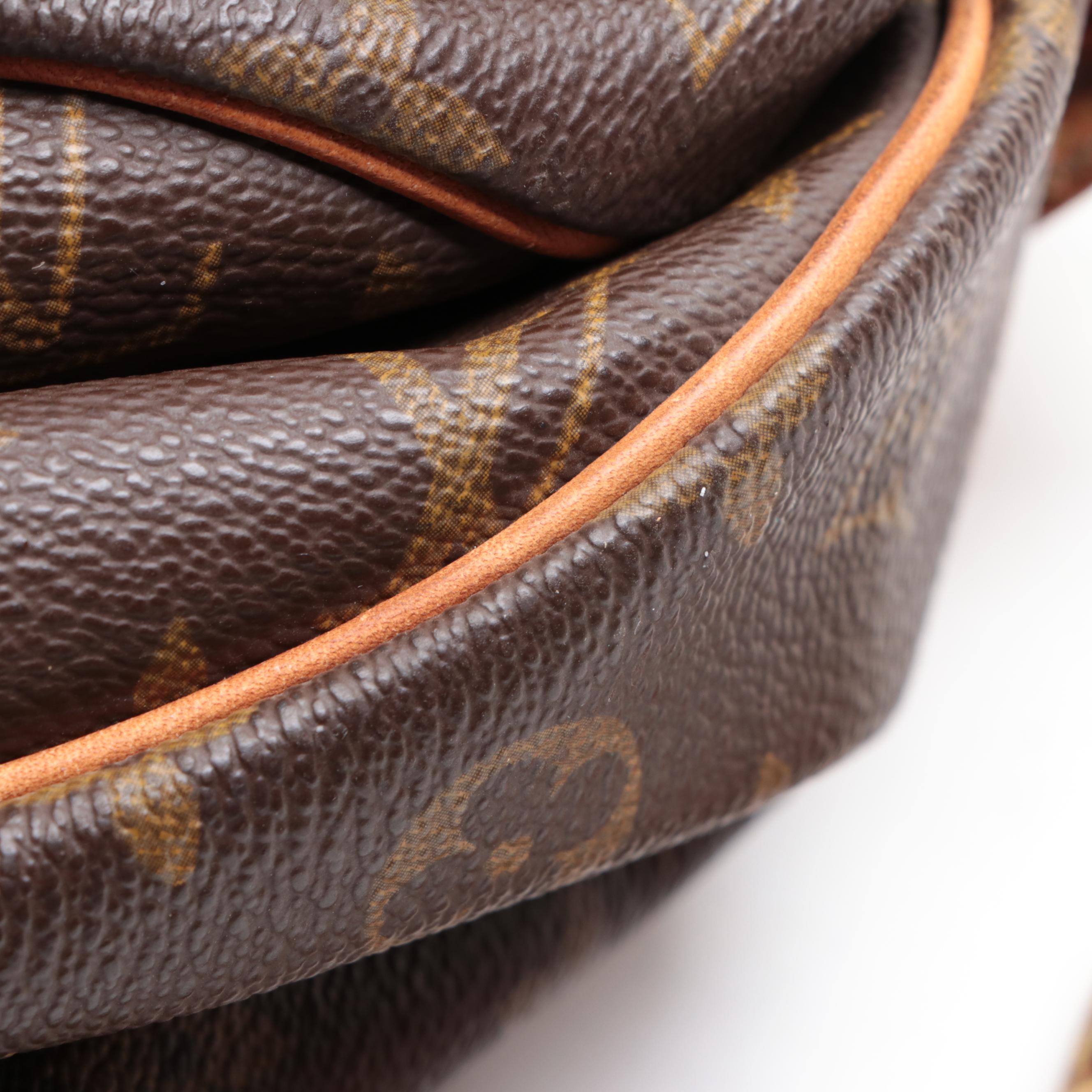 Louis Vuitton Saumur 43 Bag in Monogram Canvas and Vachetta Leather