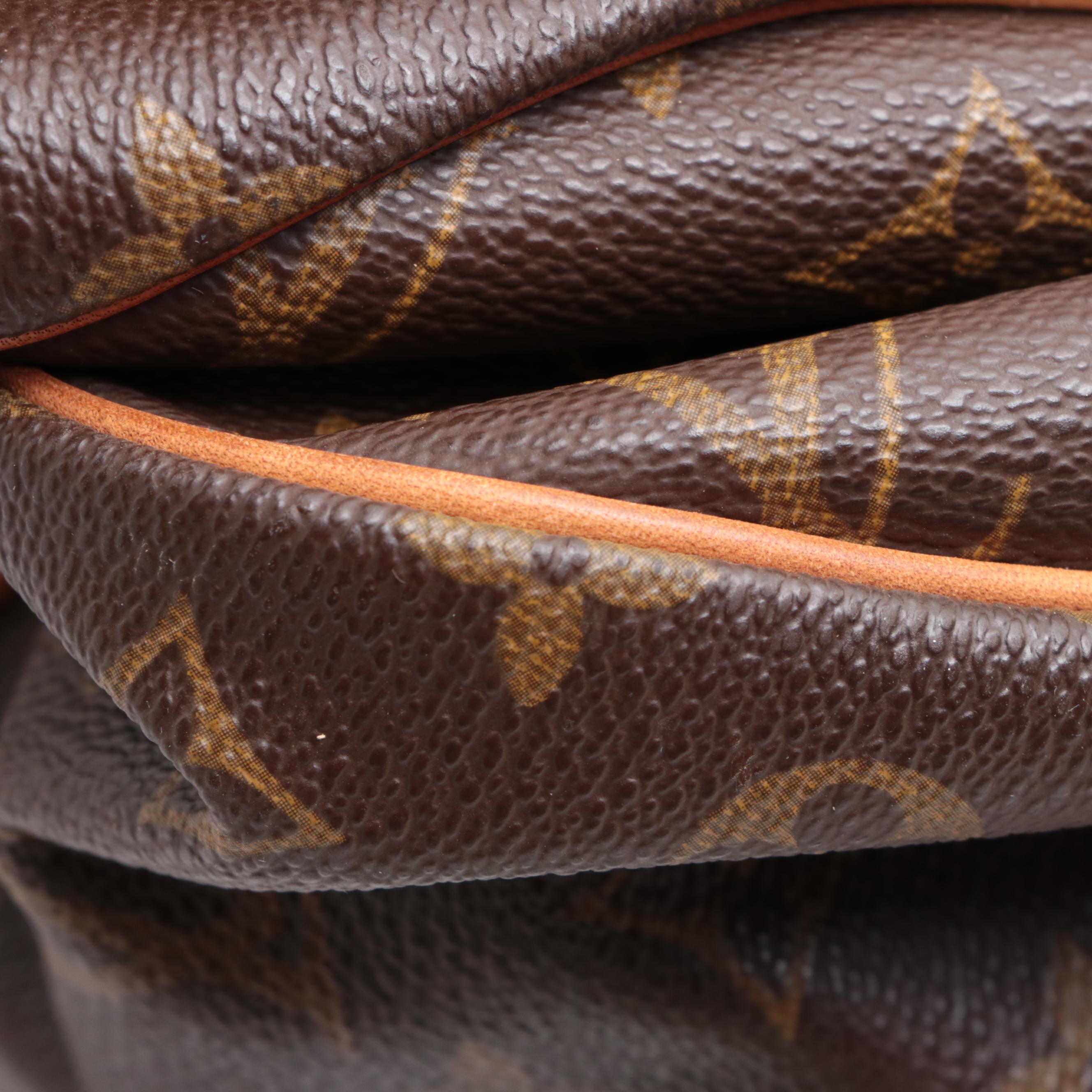 Louis Vuitton Saumur 43 Bag in Monogram Canvas and Vachetta Leather