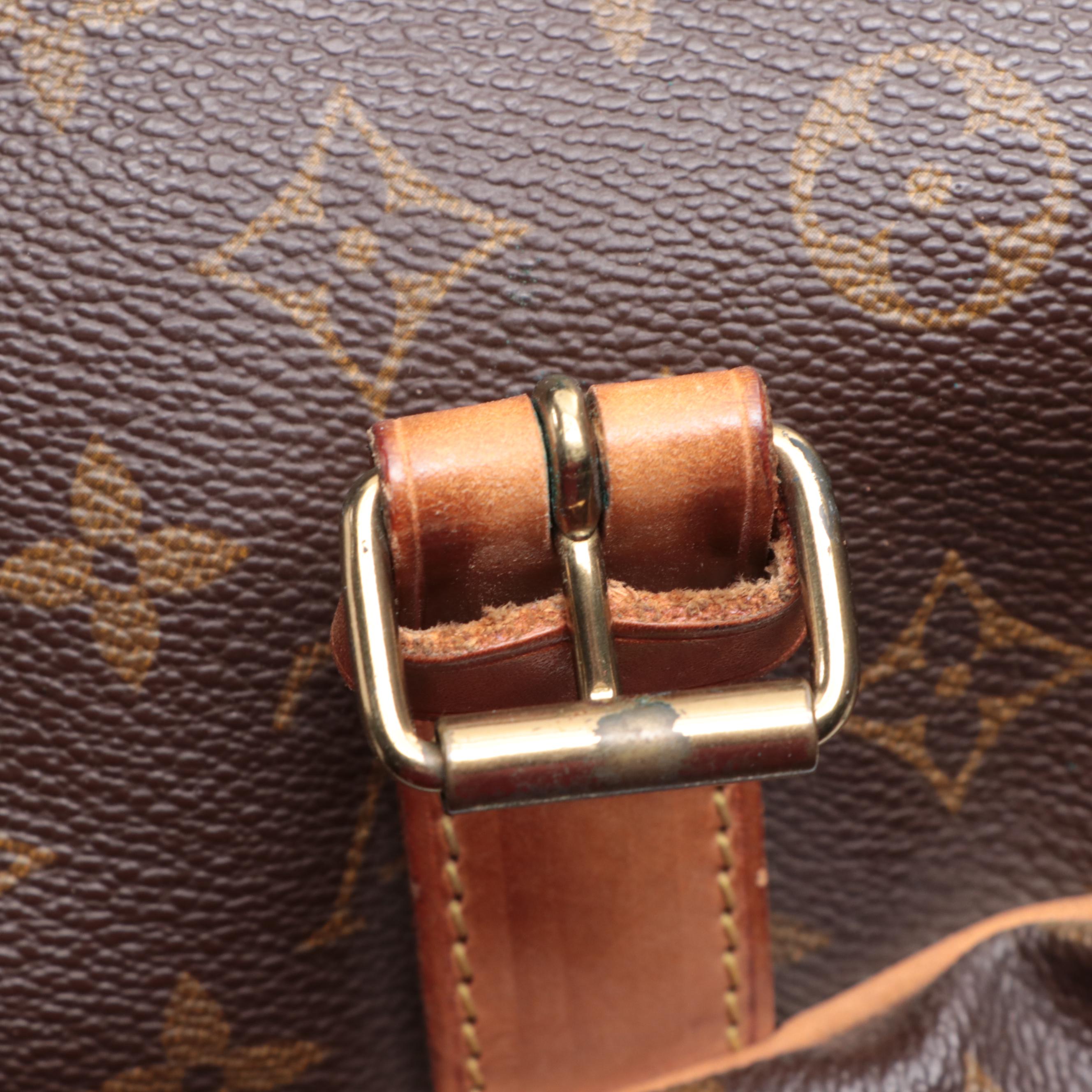 Louis Vuitton Saumur 43 Bag in Monogram Canvas and Vachetta Leather