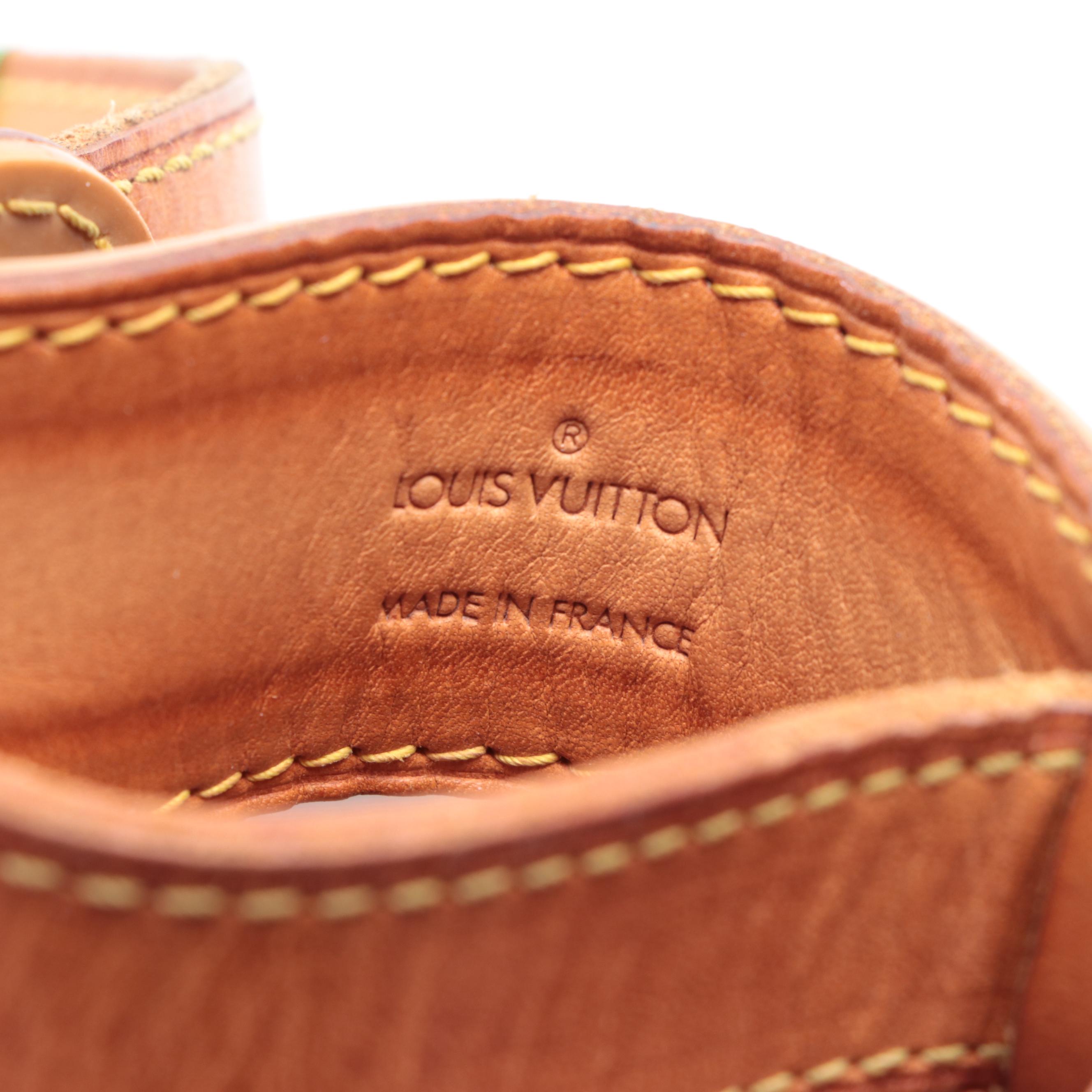 Louis Vuitton Saumur 43 Bag in Monogram Canvas and Vachetta Leather