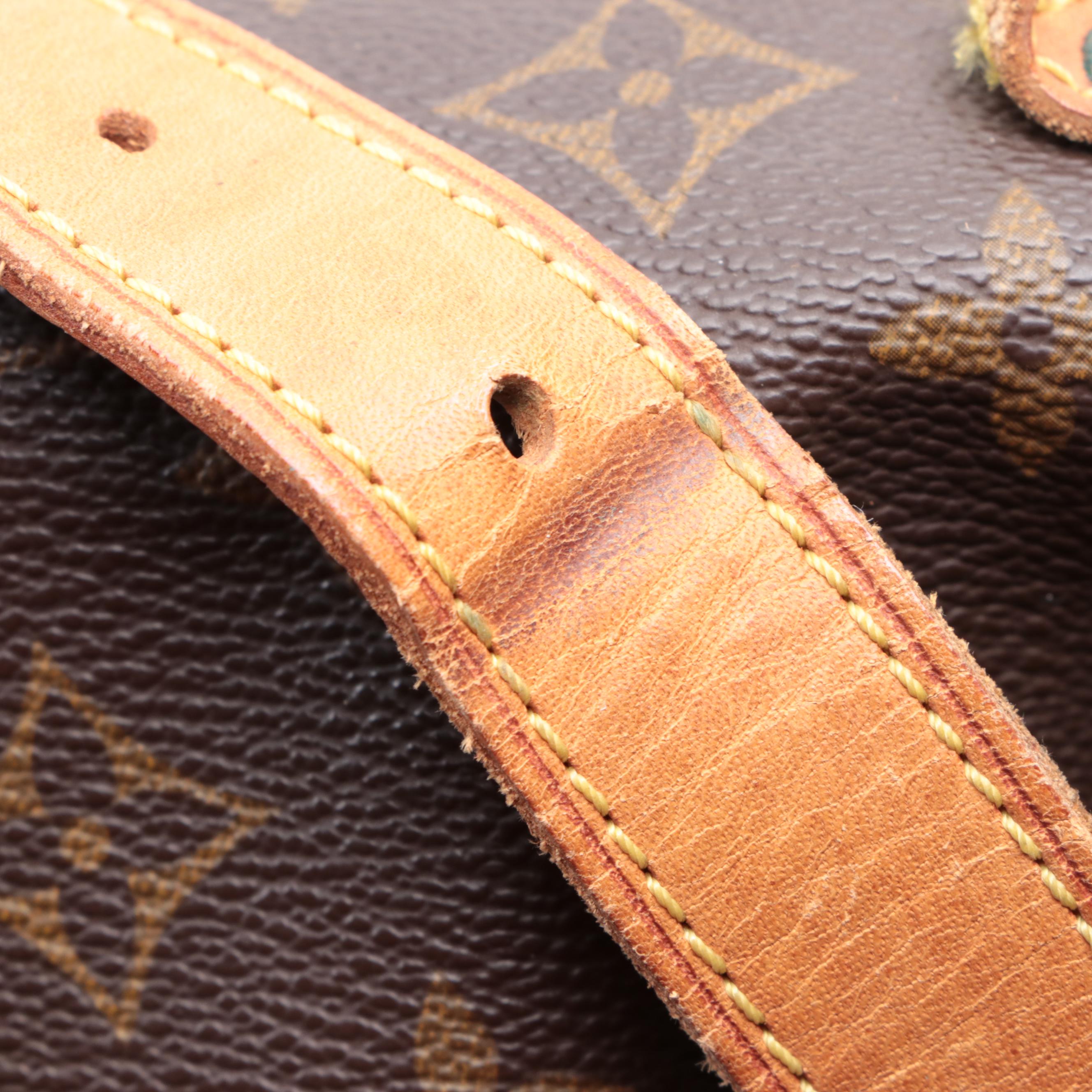 Louis Vuitton Saumur 43 Bag in Monogram Canvas and Vachetta Leather