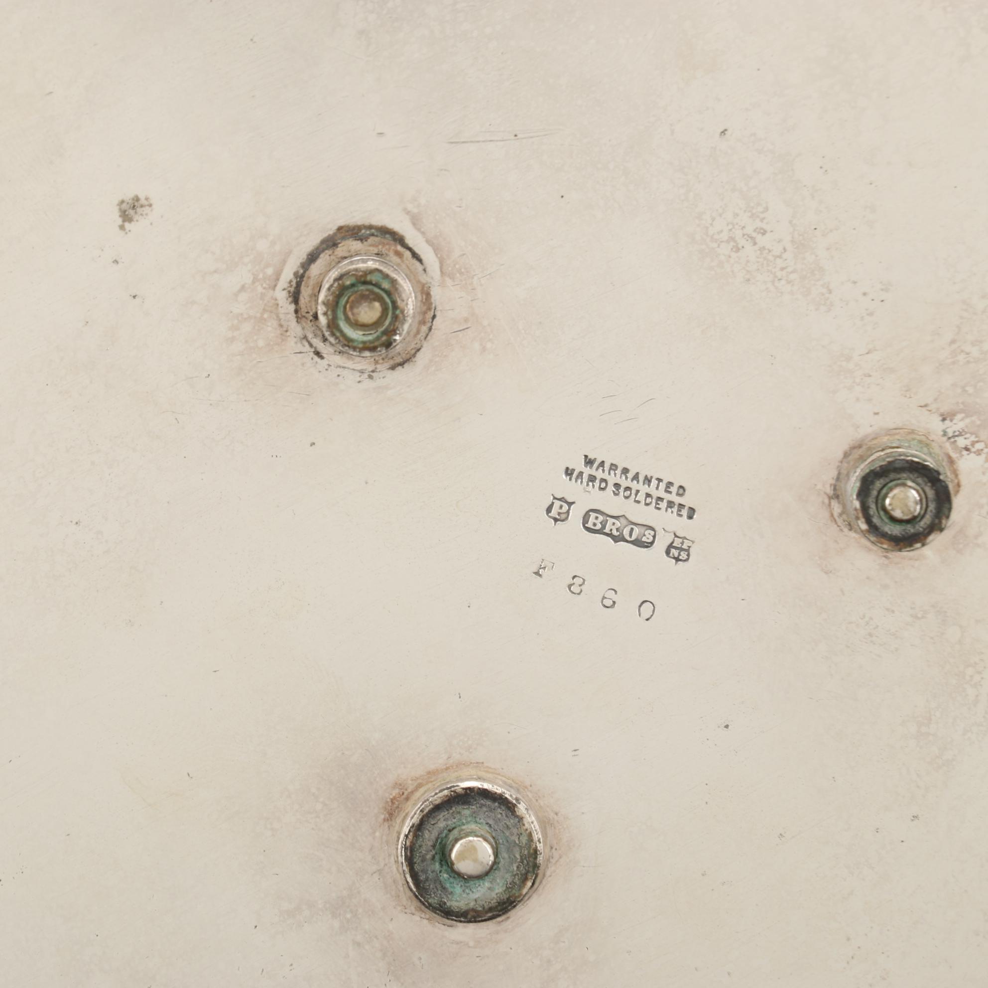 Pinder Bros. Sheffield Silver Plate Art Nouveau Water Lily Epergne