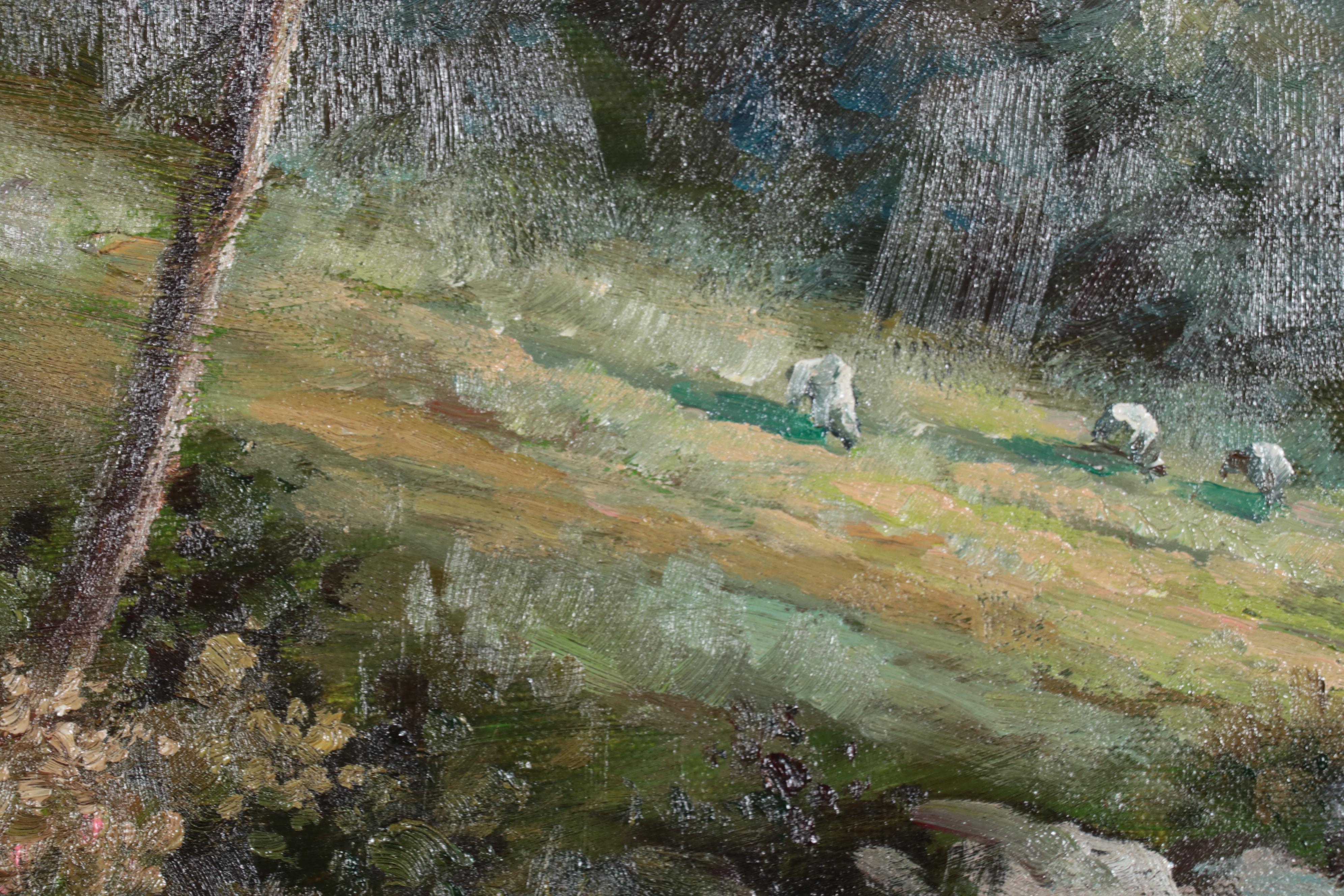 Baxter Waterfall Landscape Oil Painting