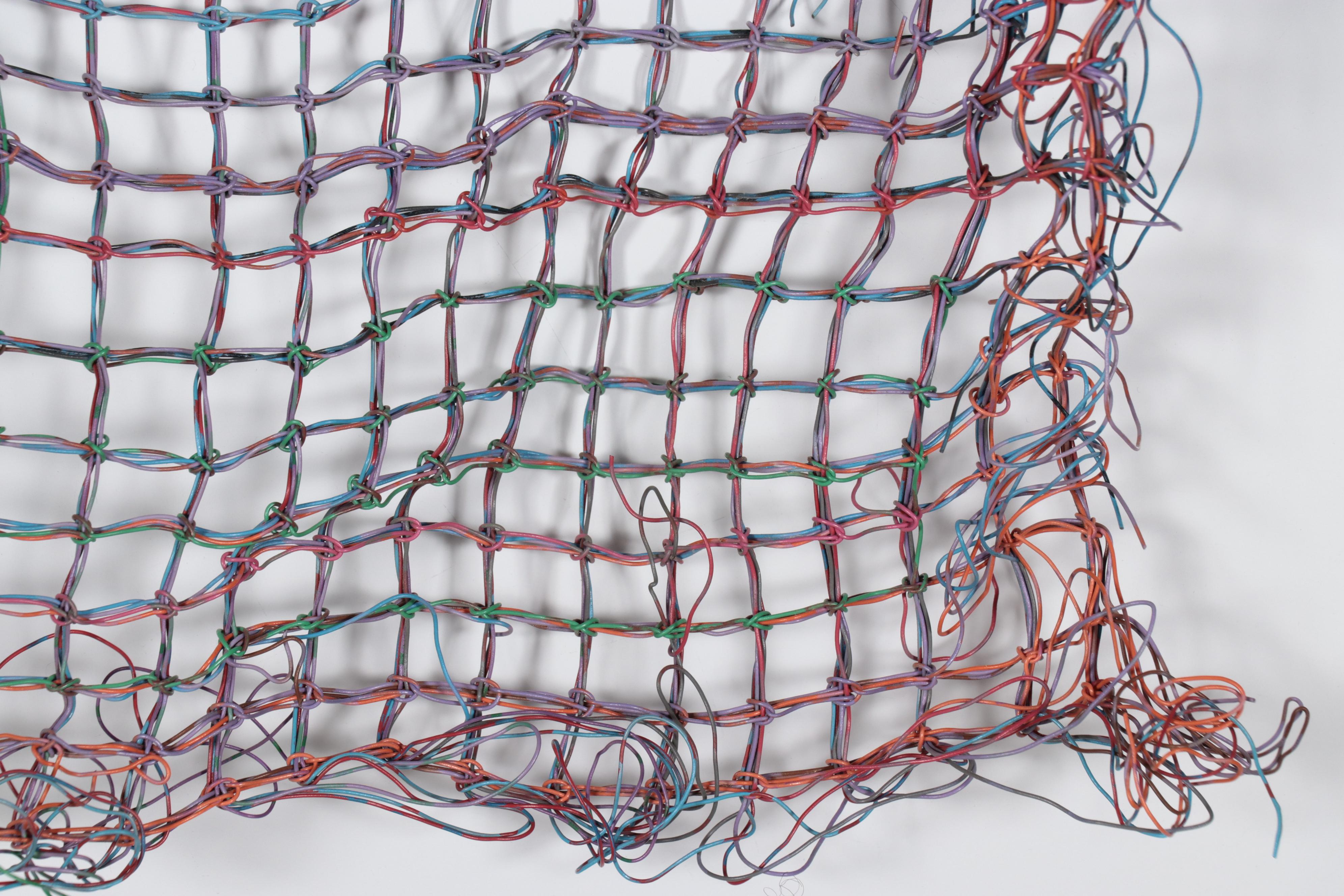 Leah Orr Wirework Knotted Net "Centering the Self," 1986