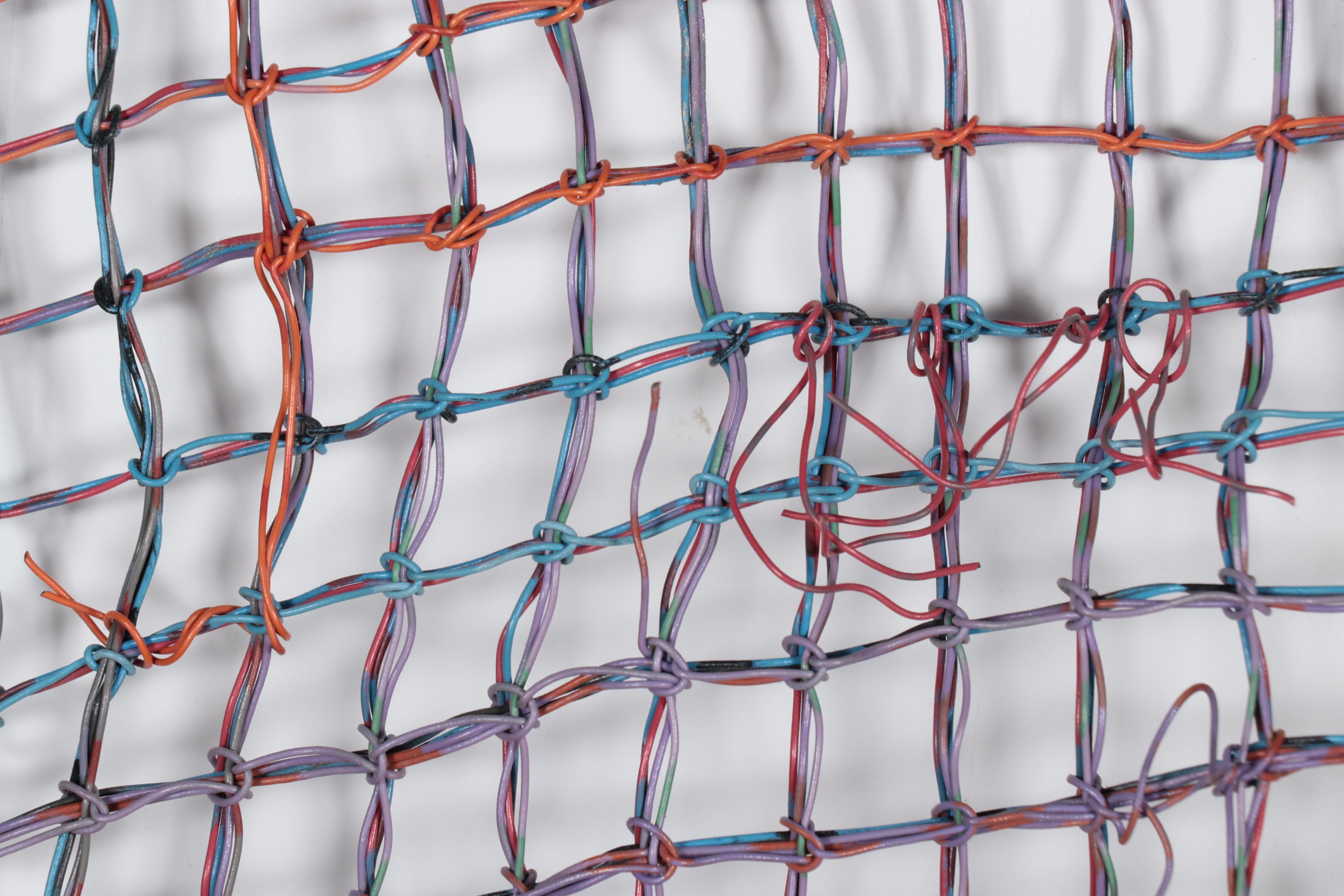 Leah Orr Wirework Knotted Net "Centering the Self," 1986