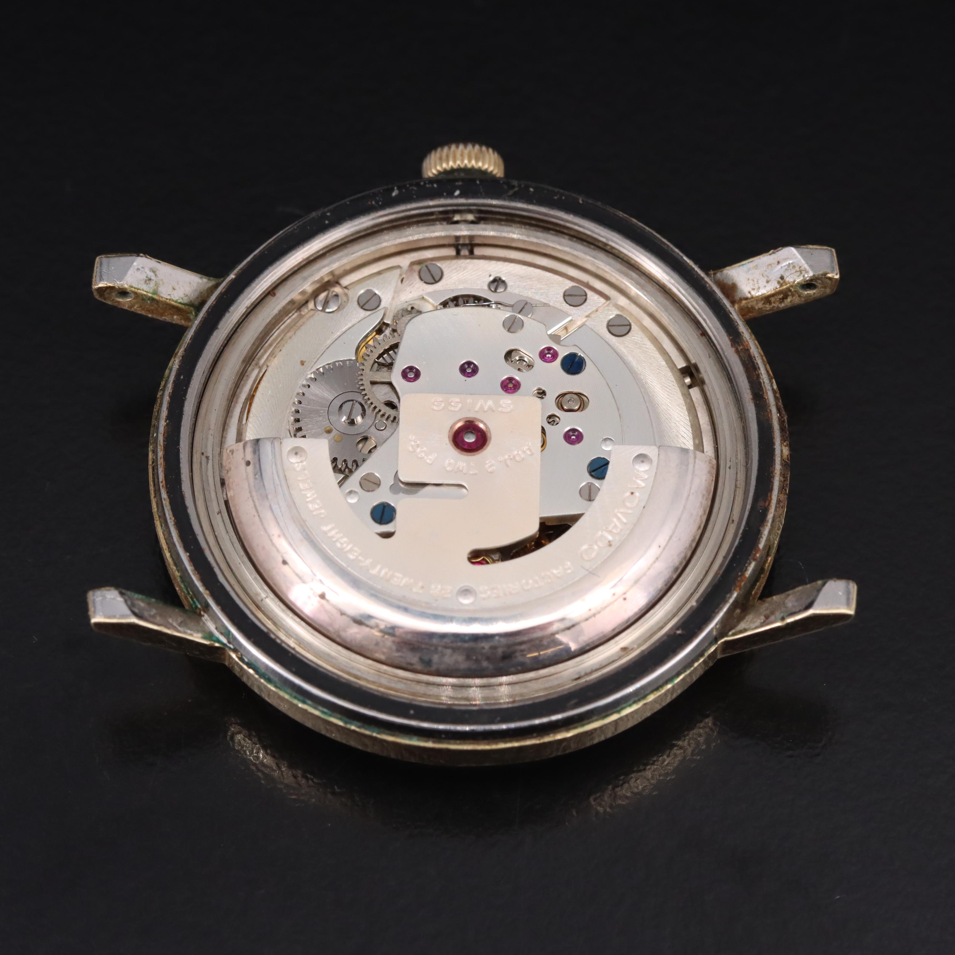 Vintage Movado Kingmatic Gold Shell Watch