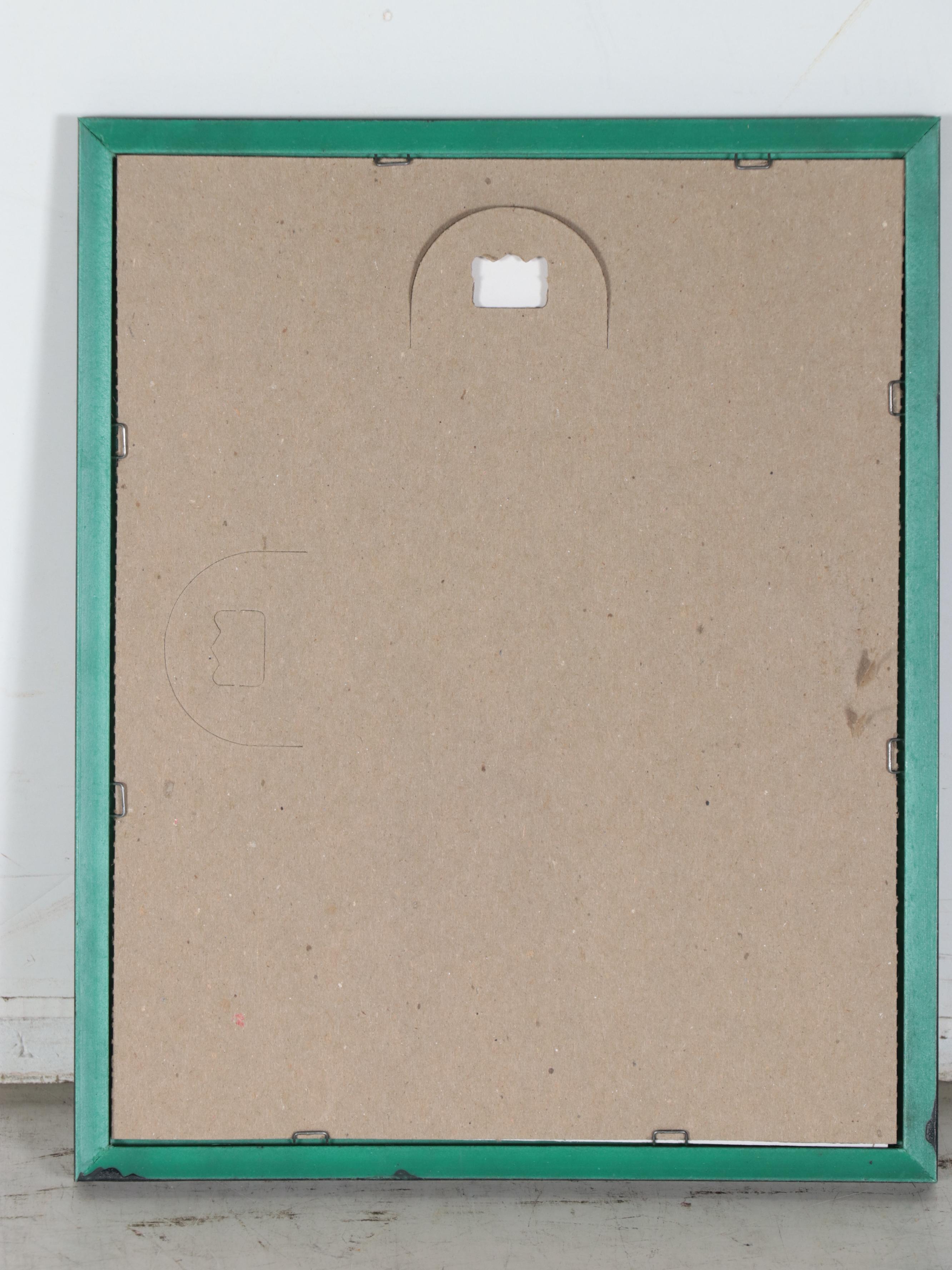 David Gary Suazo Pueblo Landscape Gouache Painting "Chile Day"