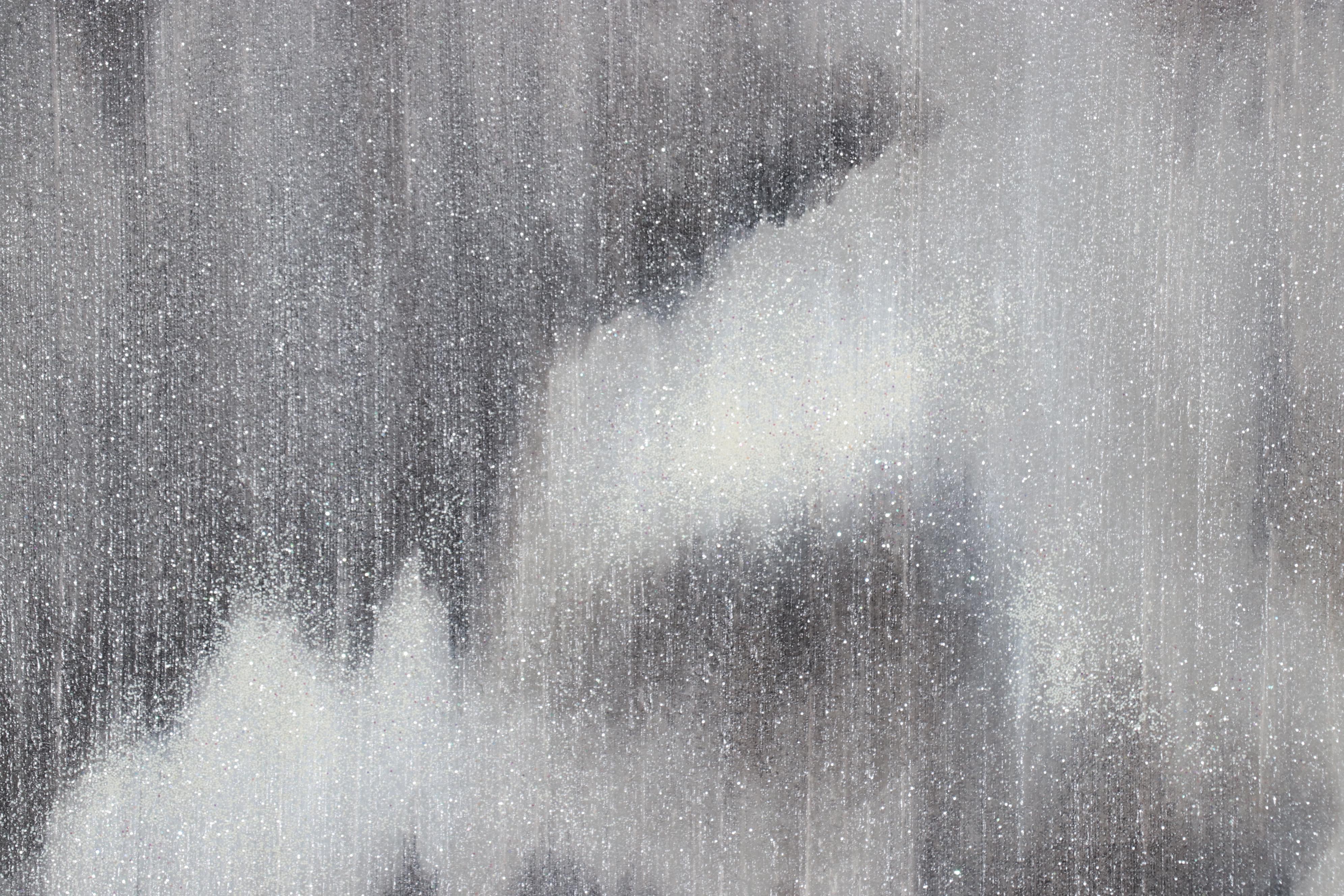 Large-Scale Abstract Mixed Media Painting