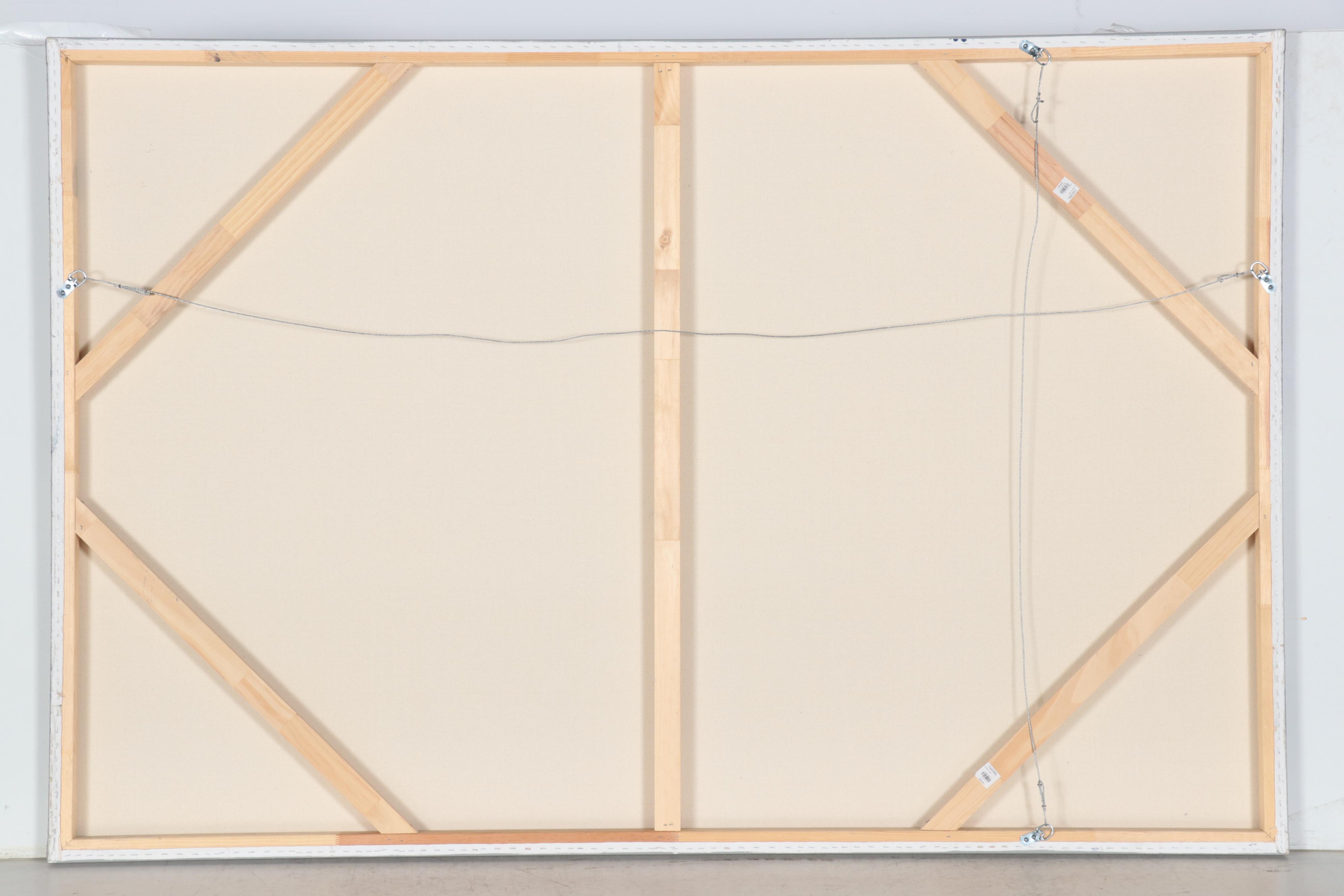 Large-Scale Abstract Mixed Media Painting