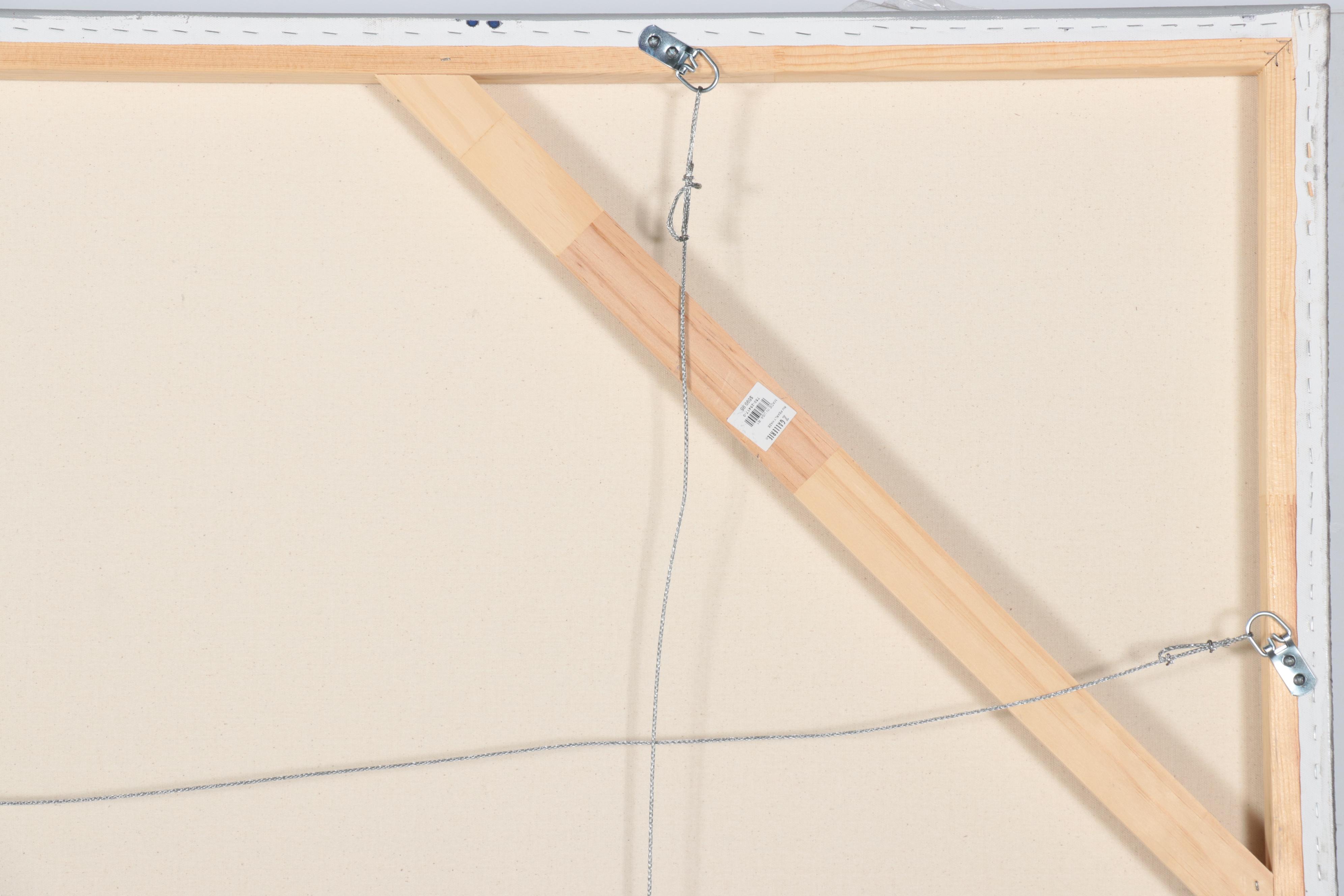 Large-Scale Abstract Mixed Media Painting