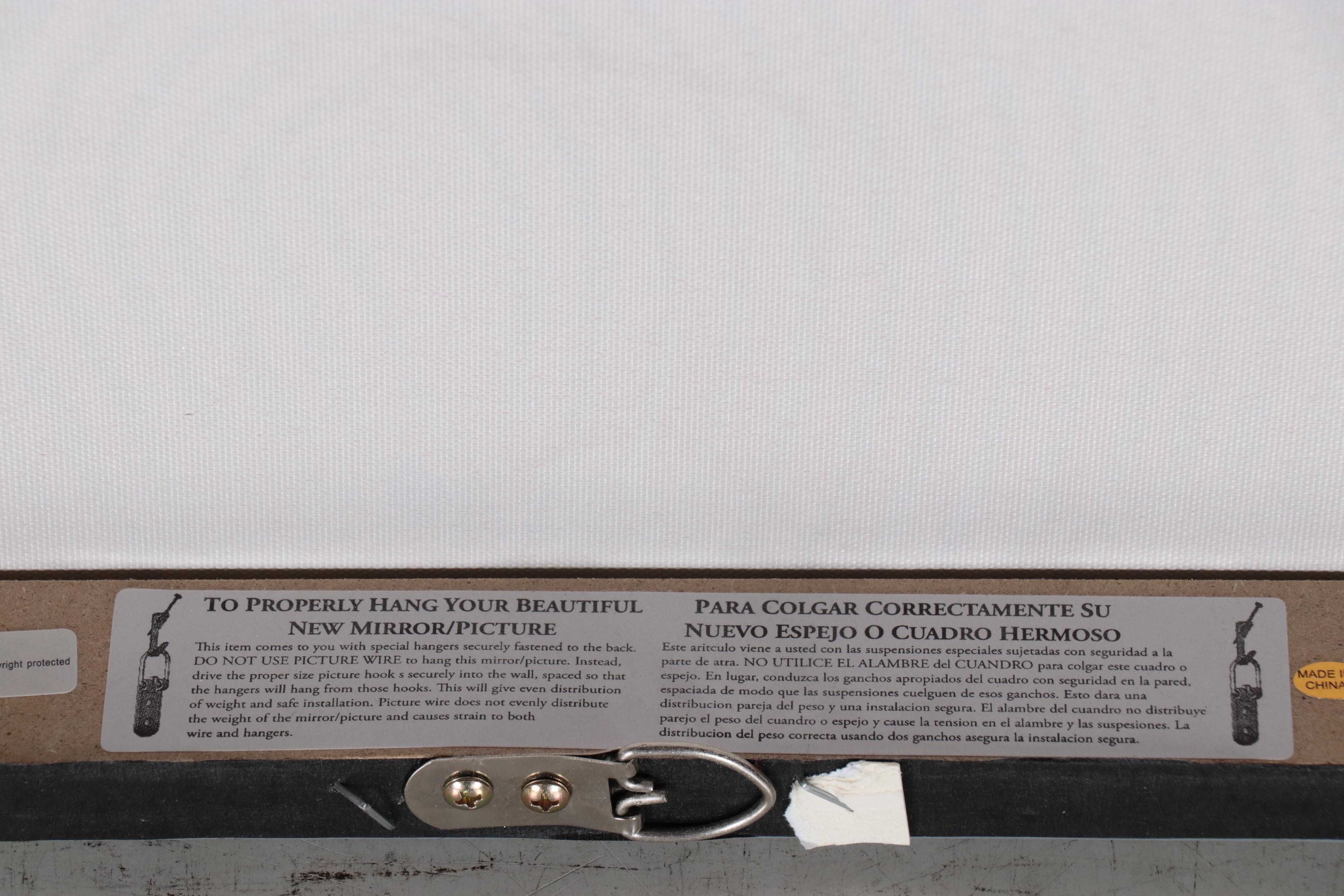 Abstract Geometric Mixed Media Painting