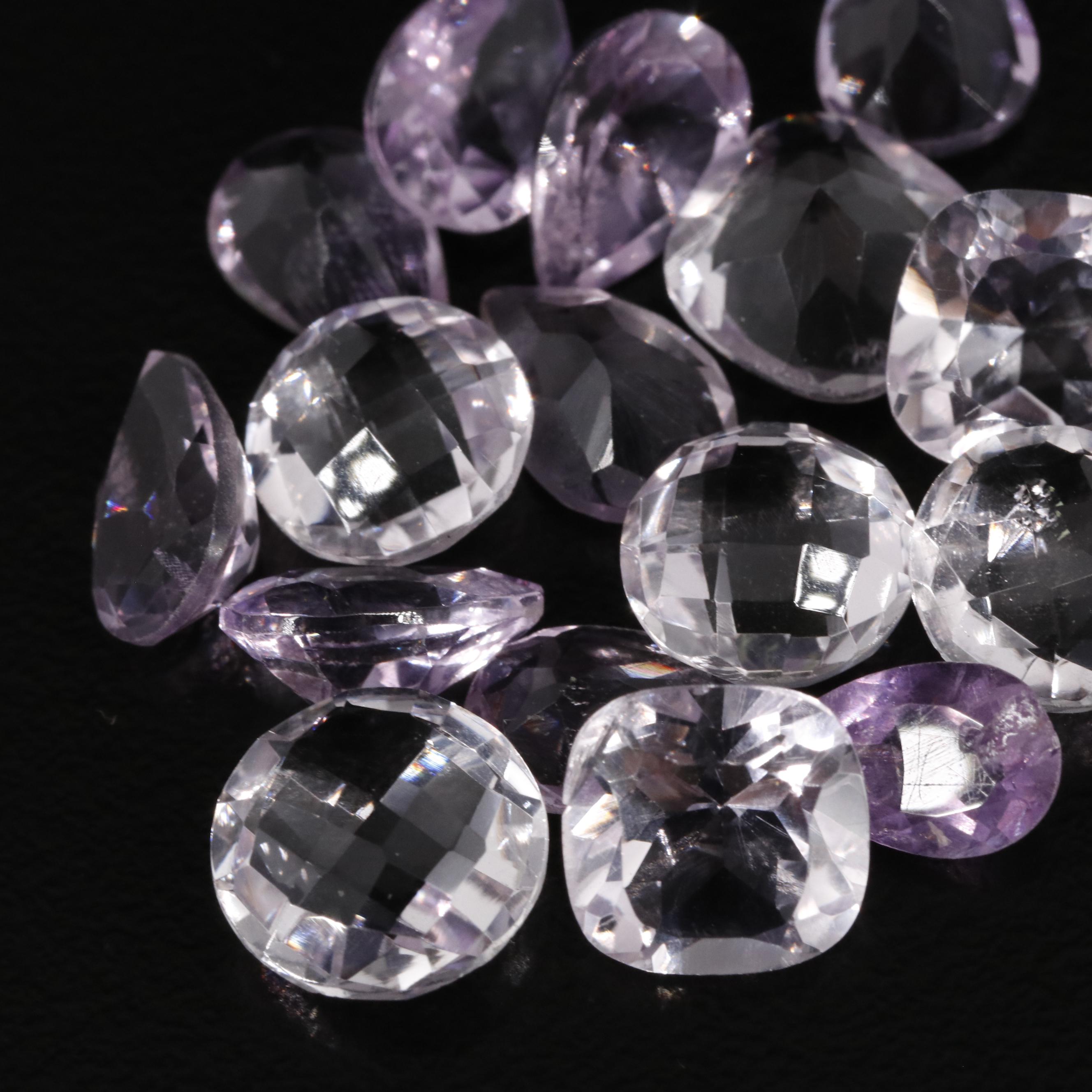 Loose 23.10 CTW Amethyst