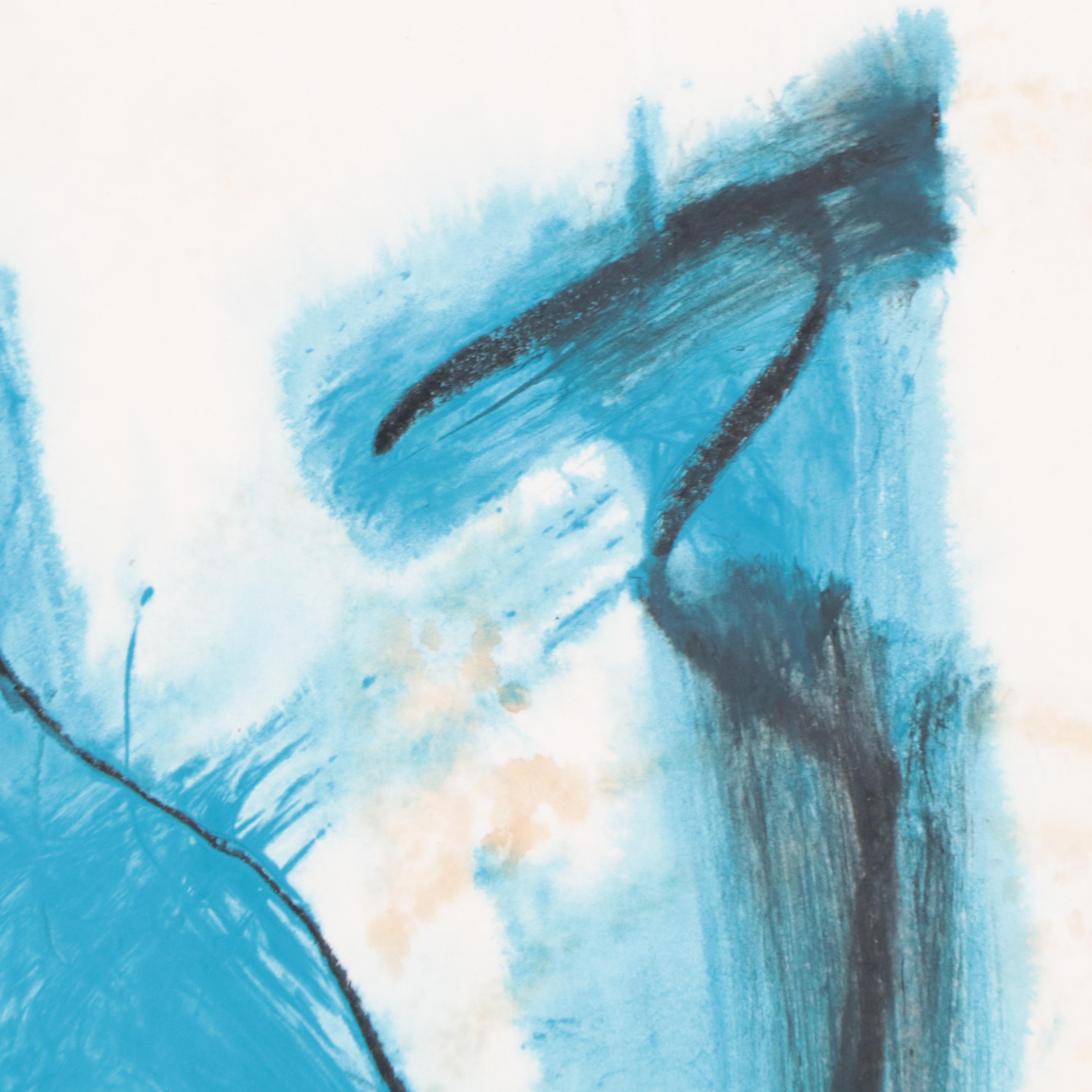 Jack Meanwell Figural Mixed Media Painting