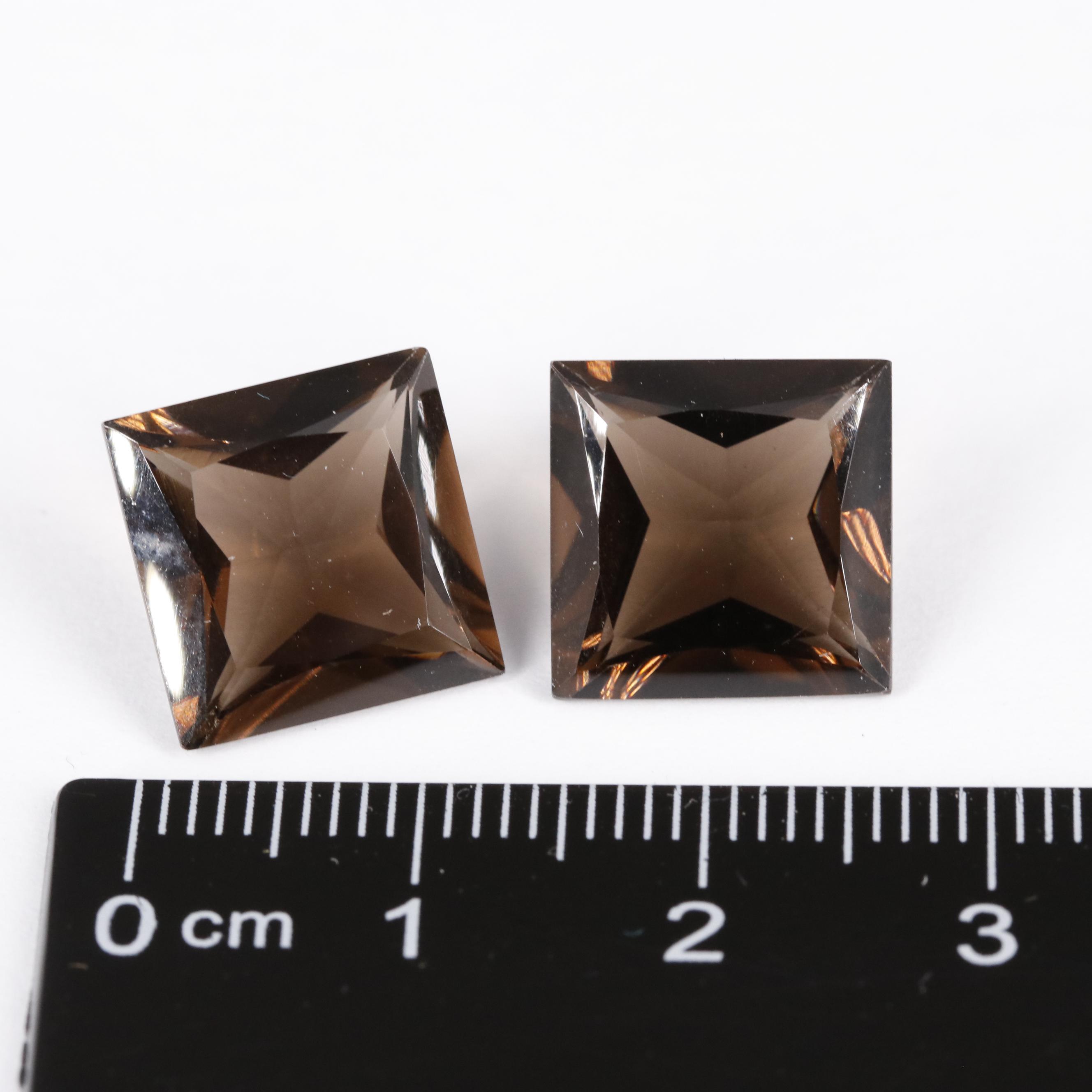 Loose 13.45 CTW Smoky Quartz