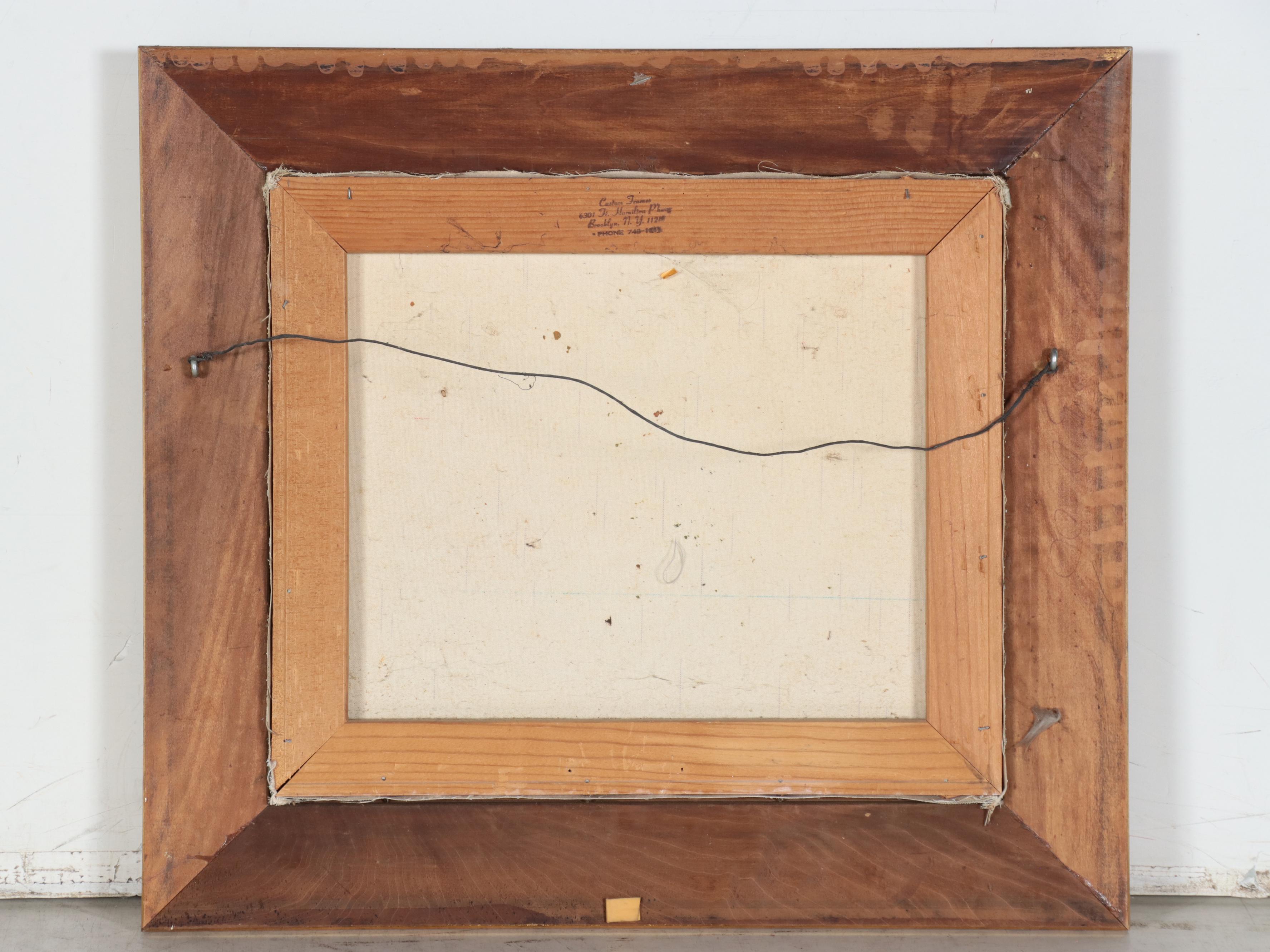 Idyllic Country Landscape Oil Painting