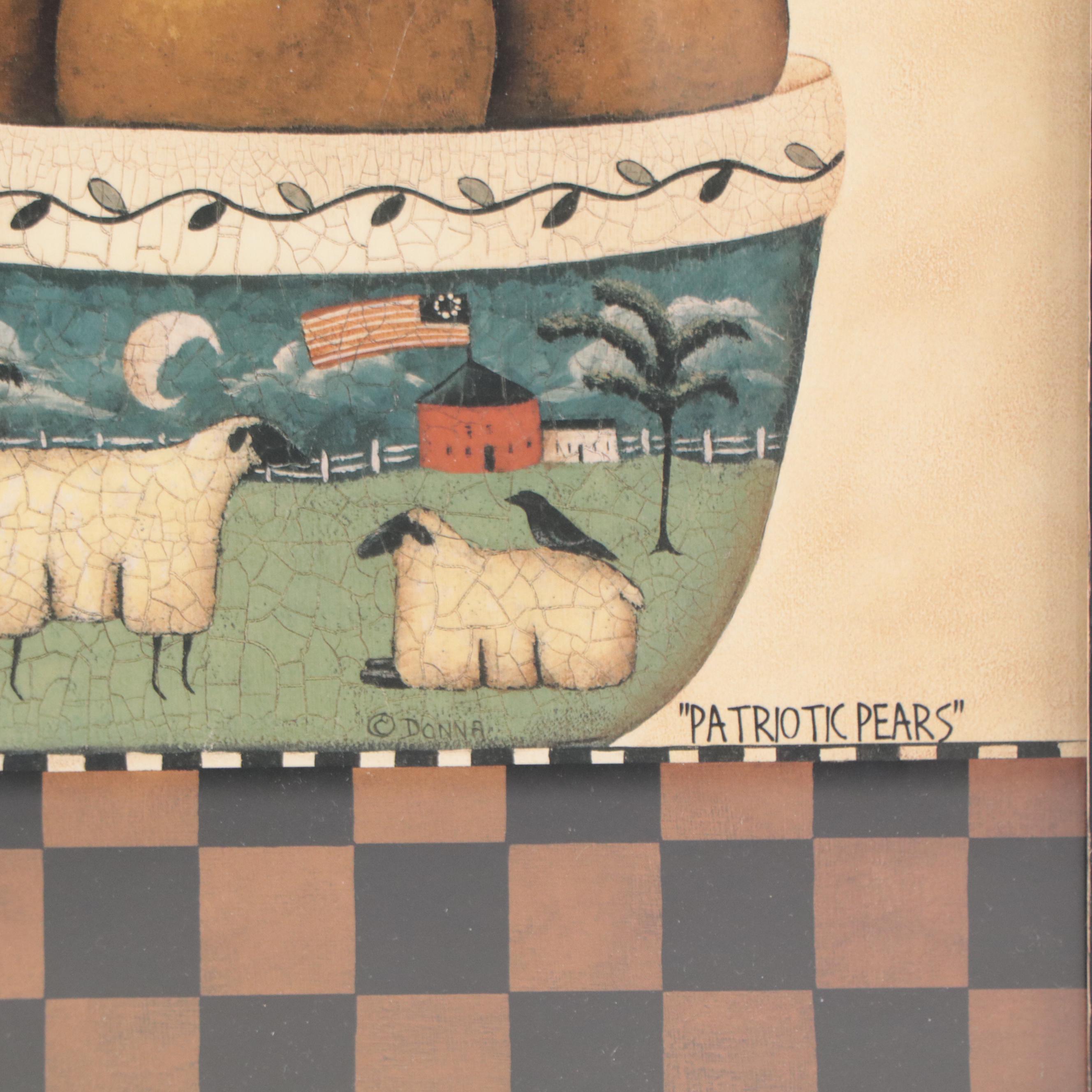 Folk Art Style Reproduction Prints Featuring Crows