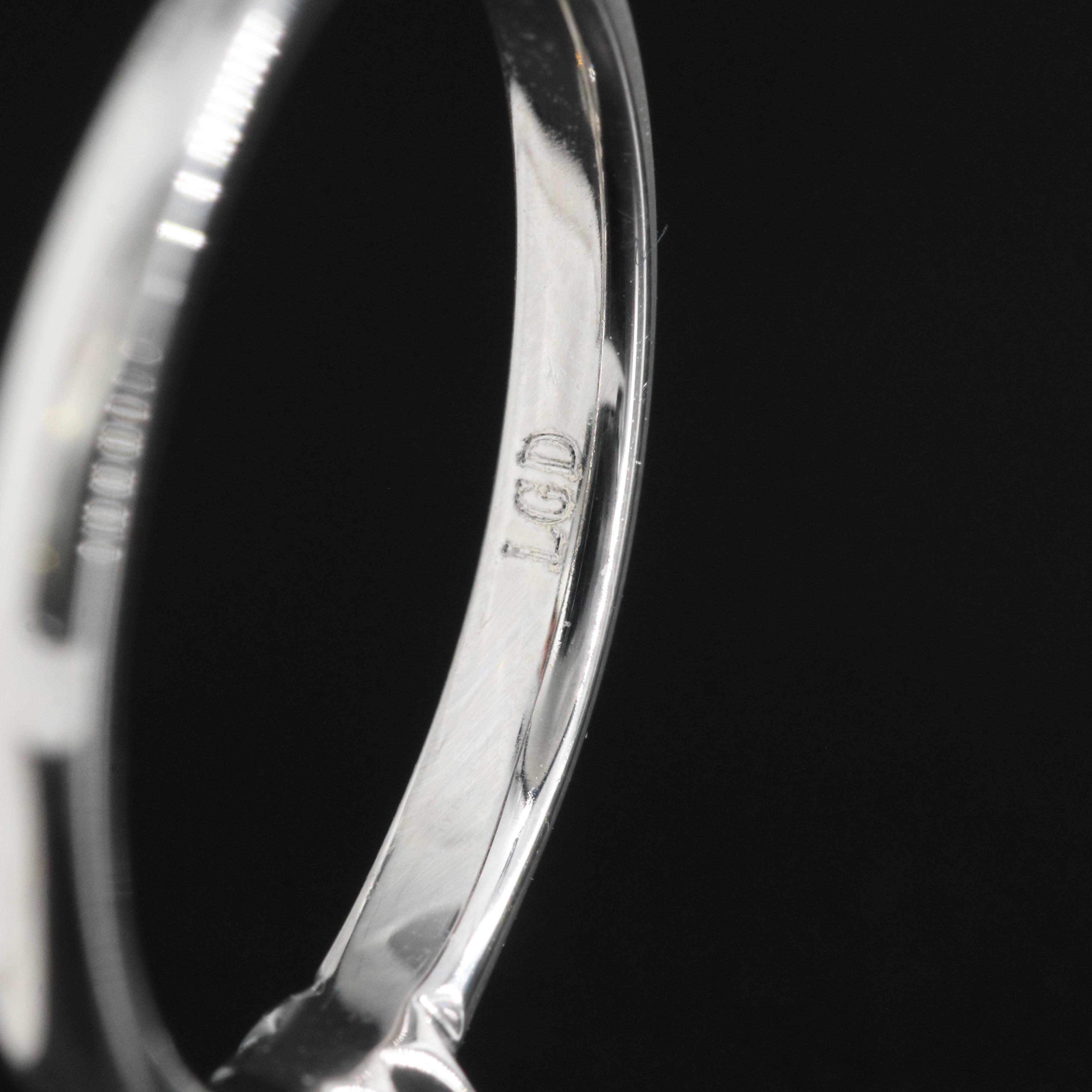 14K 2.00 CT Lab Grown Diamond Solitaire Ring with IGI Online Report