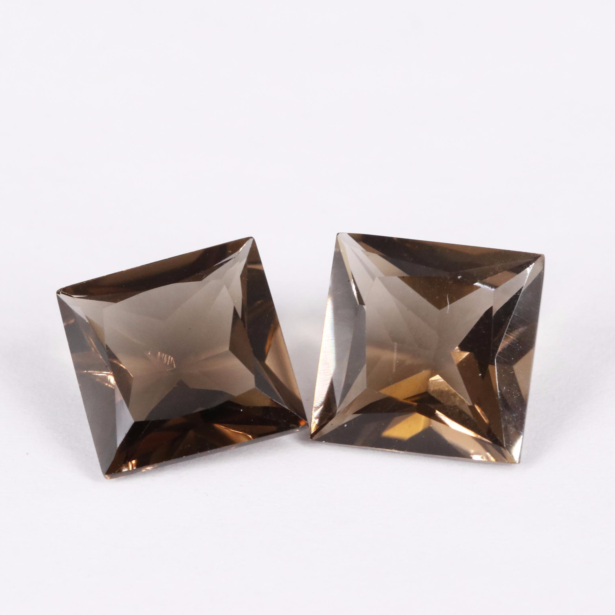 Loose 12.70 CTW Smoky Quartz