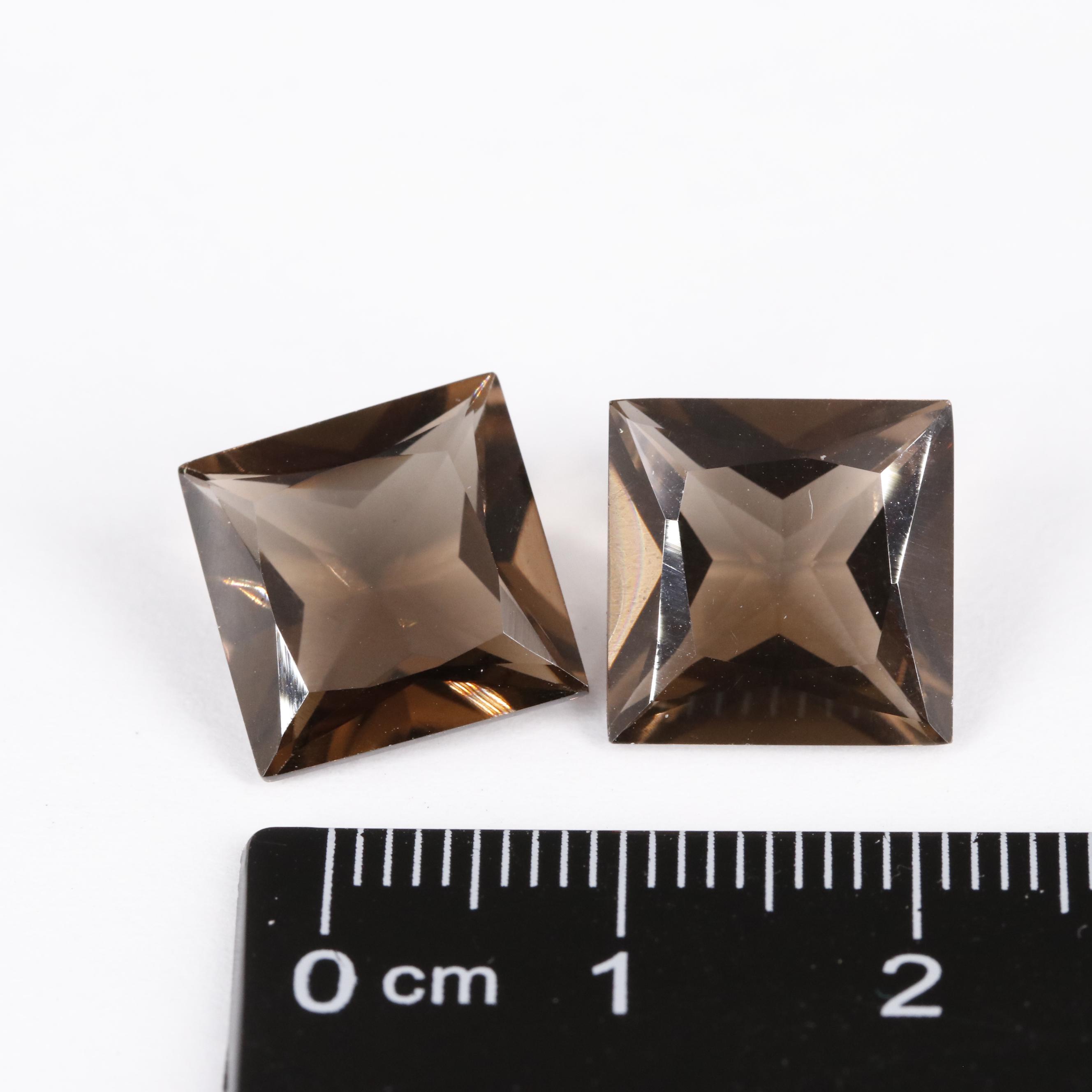 Loose 12.70 CTW Smoky Quartz