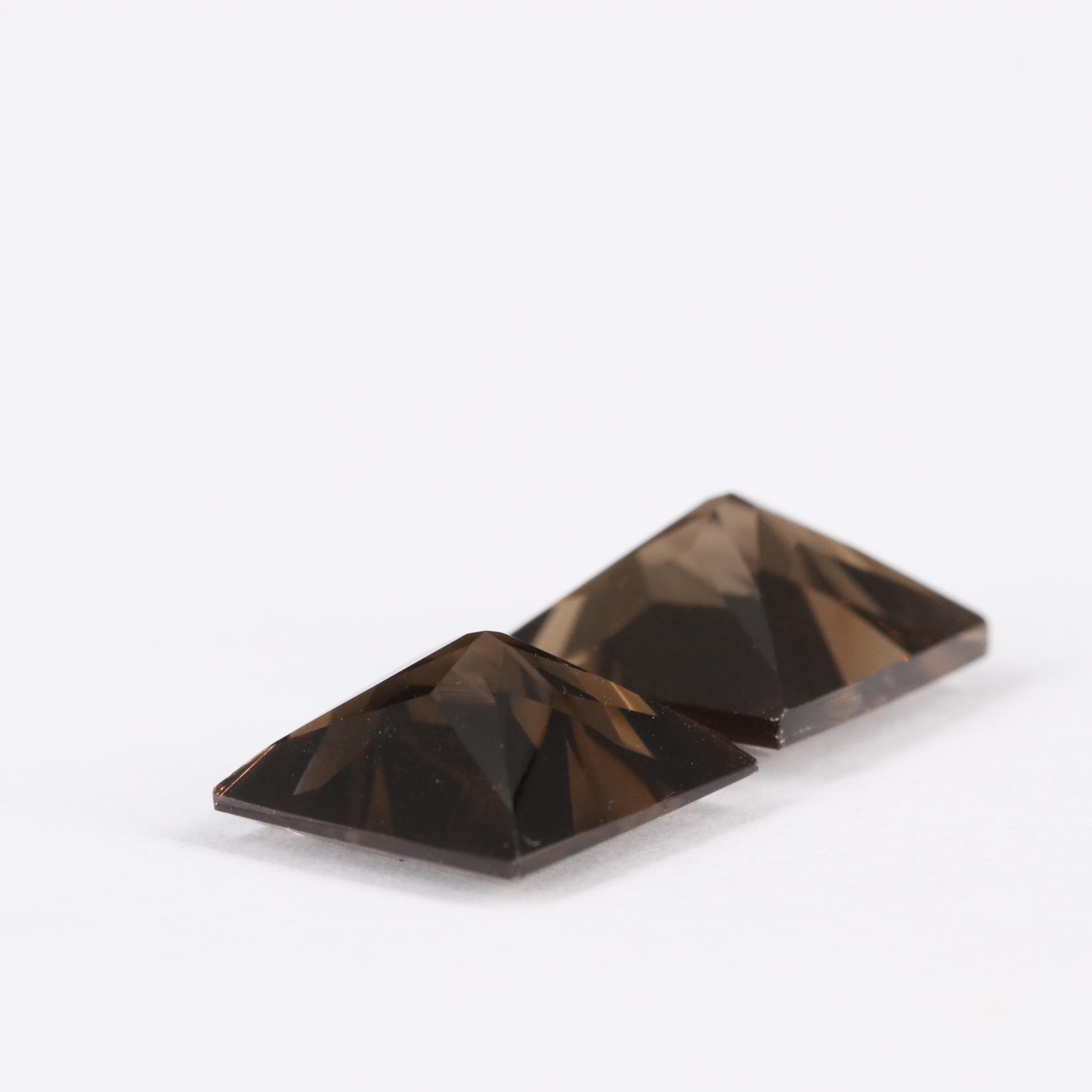 Loose 12.70 CTW Smoky Quartz