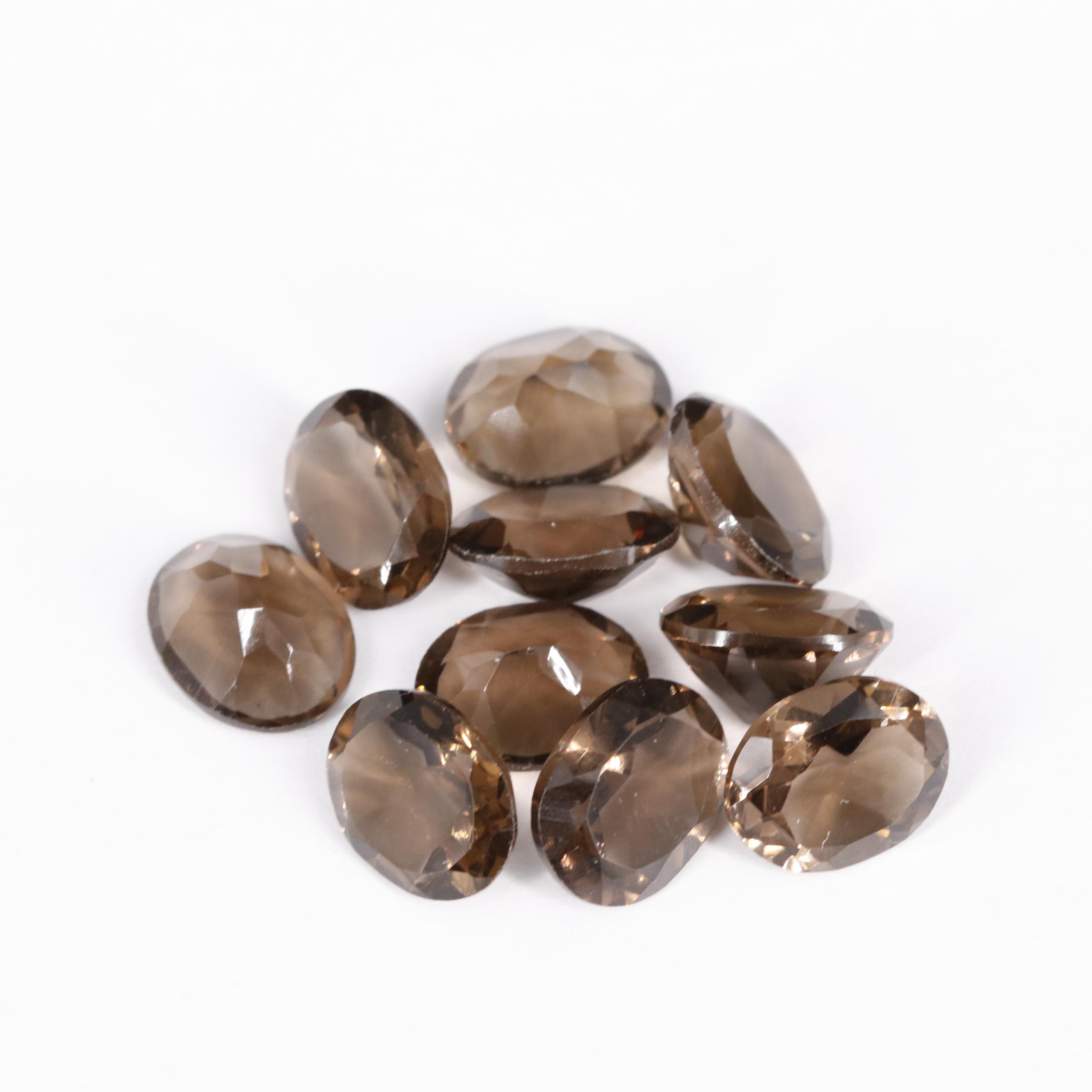 Loose 22.00 CTW Smoky Quartz